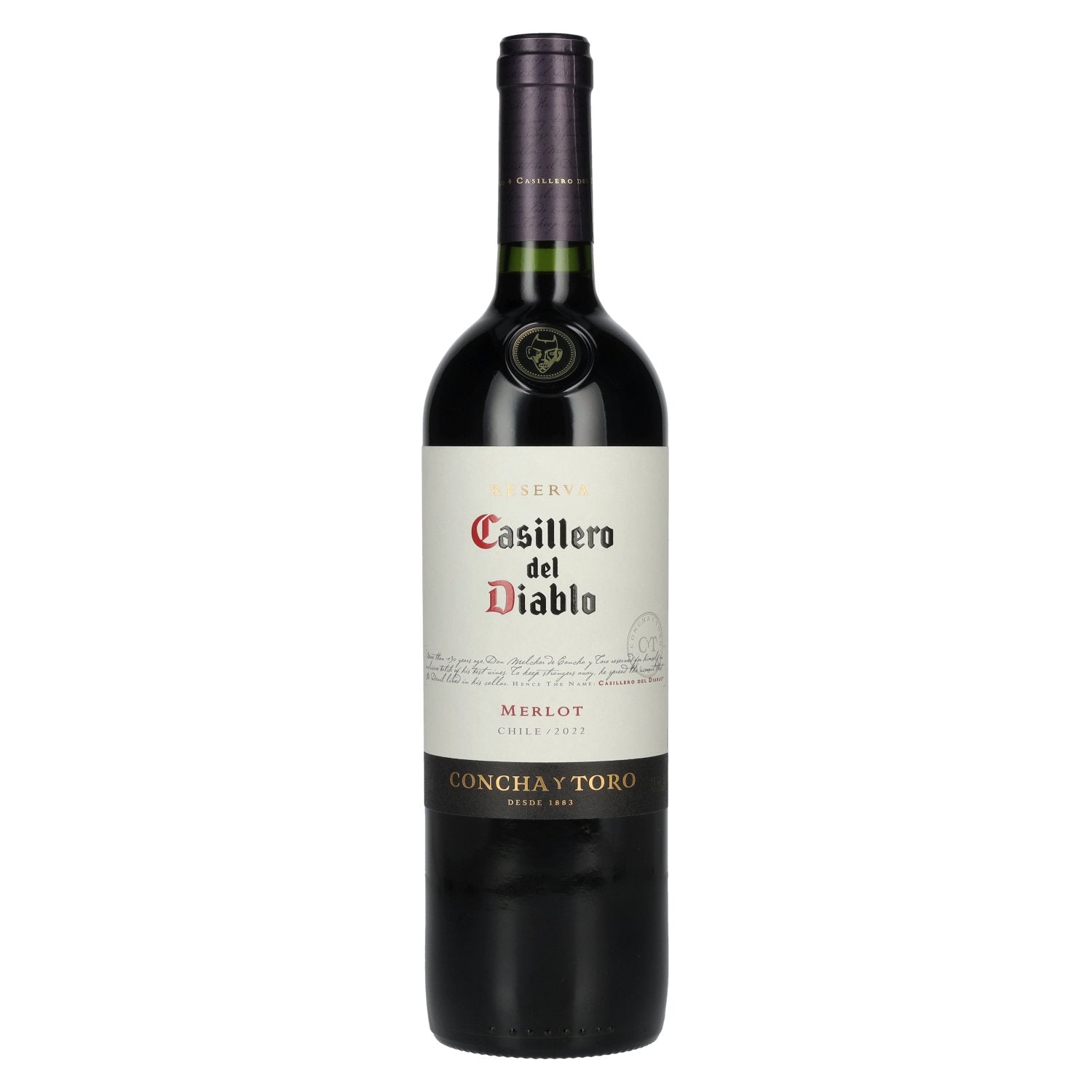 Concha y Toro Casillero del Diablo MERLOT Reserva 2022 13,5% Vol. 0,75l
