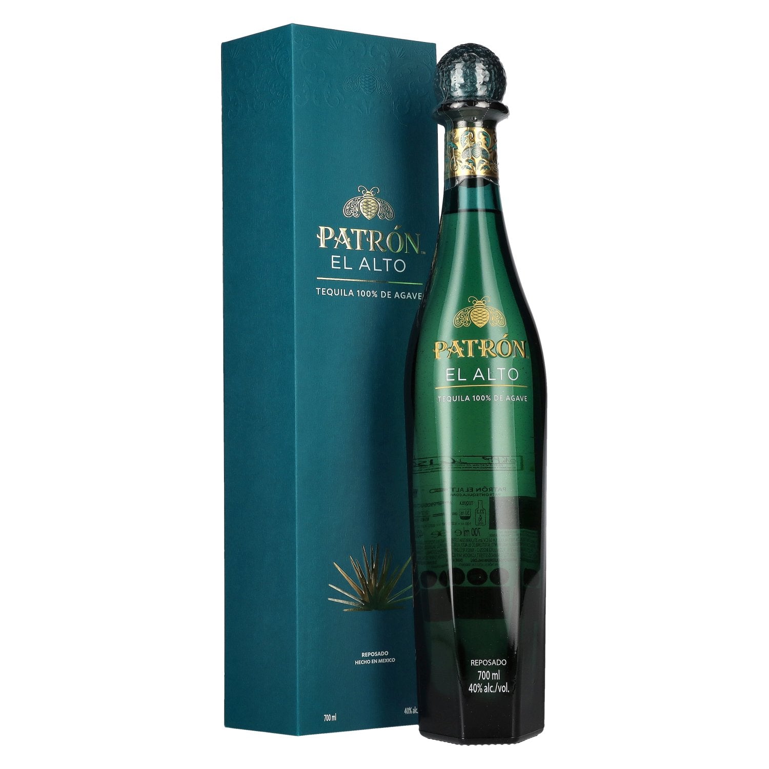 Patron El Alto Reposado Tequila 100% de Agave 40% Vol. 0,7l