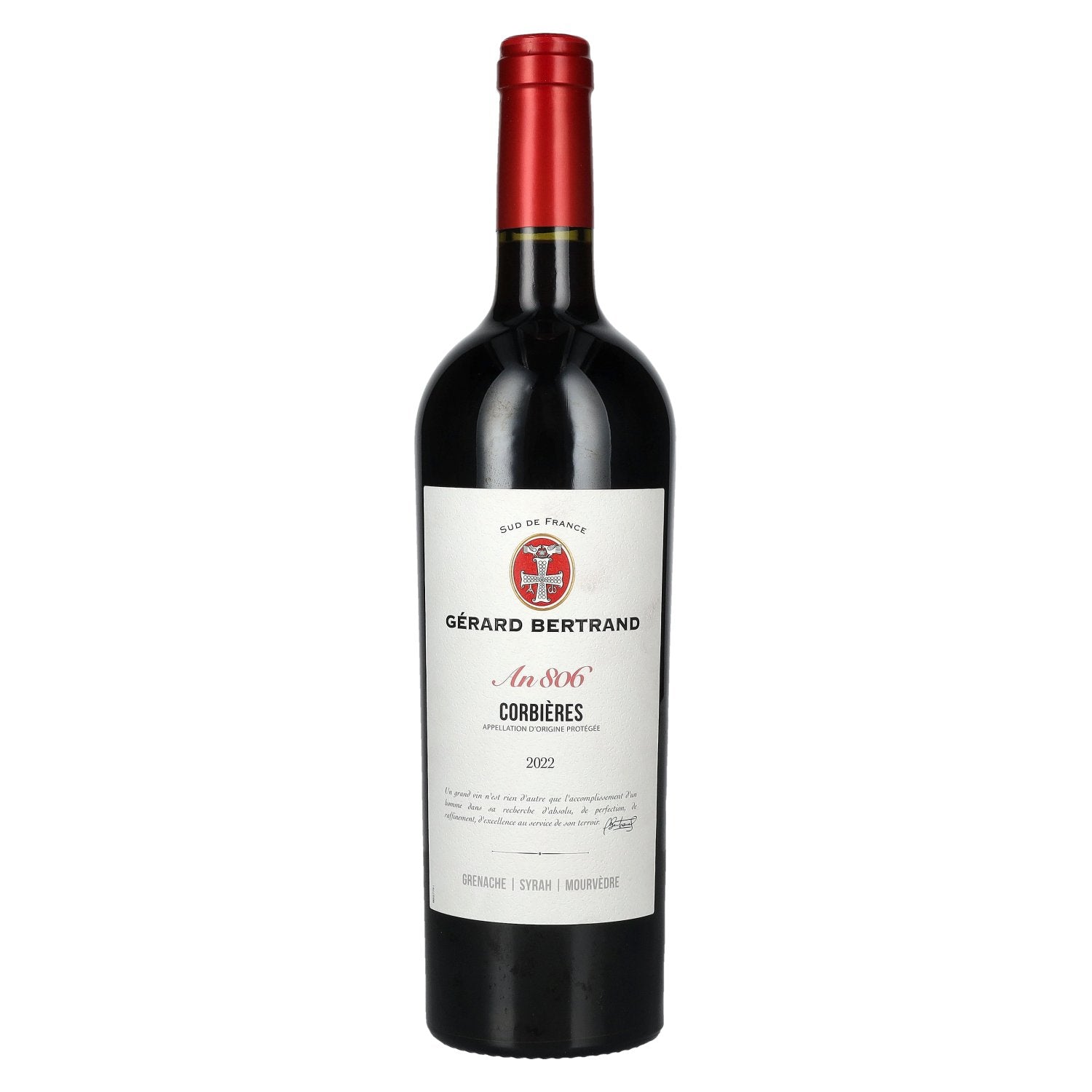 Gerard Bertrand CORBIERES An806 AOP 2022 14% Vol. 0,75l