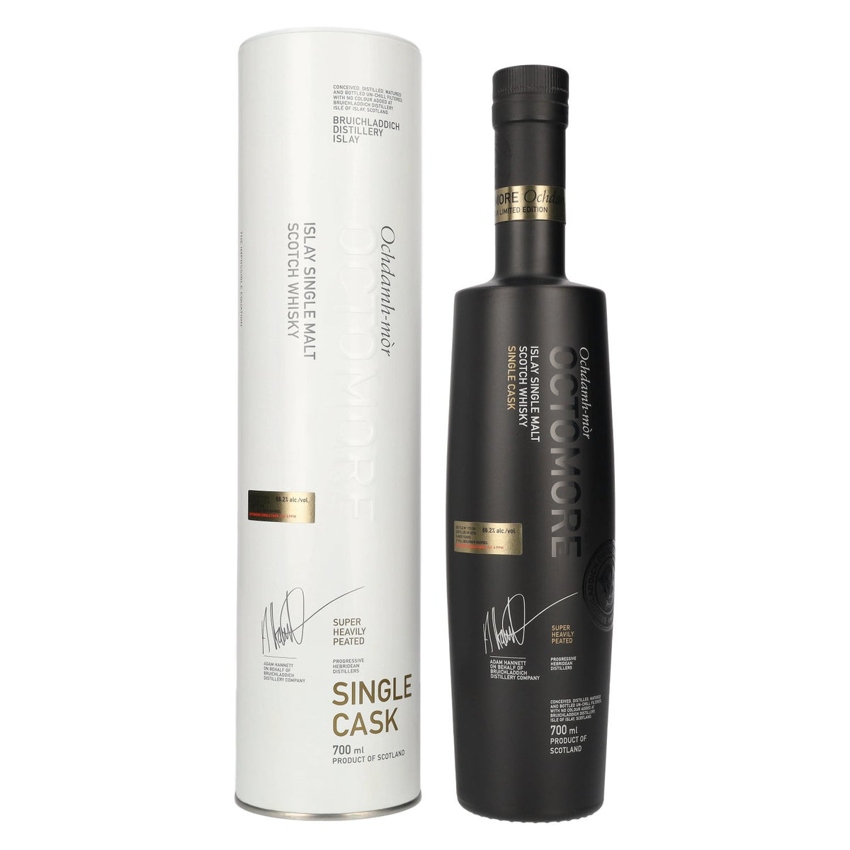 Octomore Ochdamh-mor SINGLE CASK Super Heavily Peated Islay Single Malt 66,2% Vol. 0,7l in Tinbox