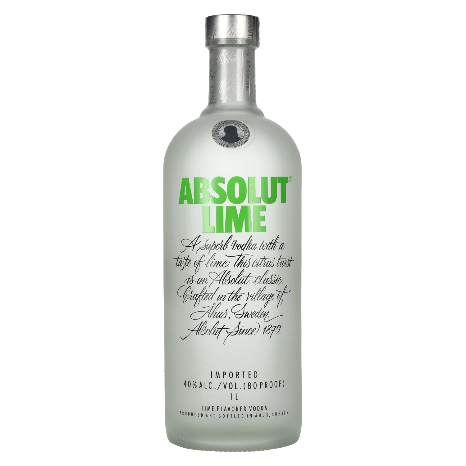 Absolut LIME Flavored Vodka 40% Vol. 1l