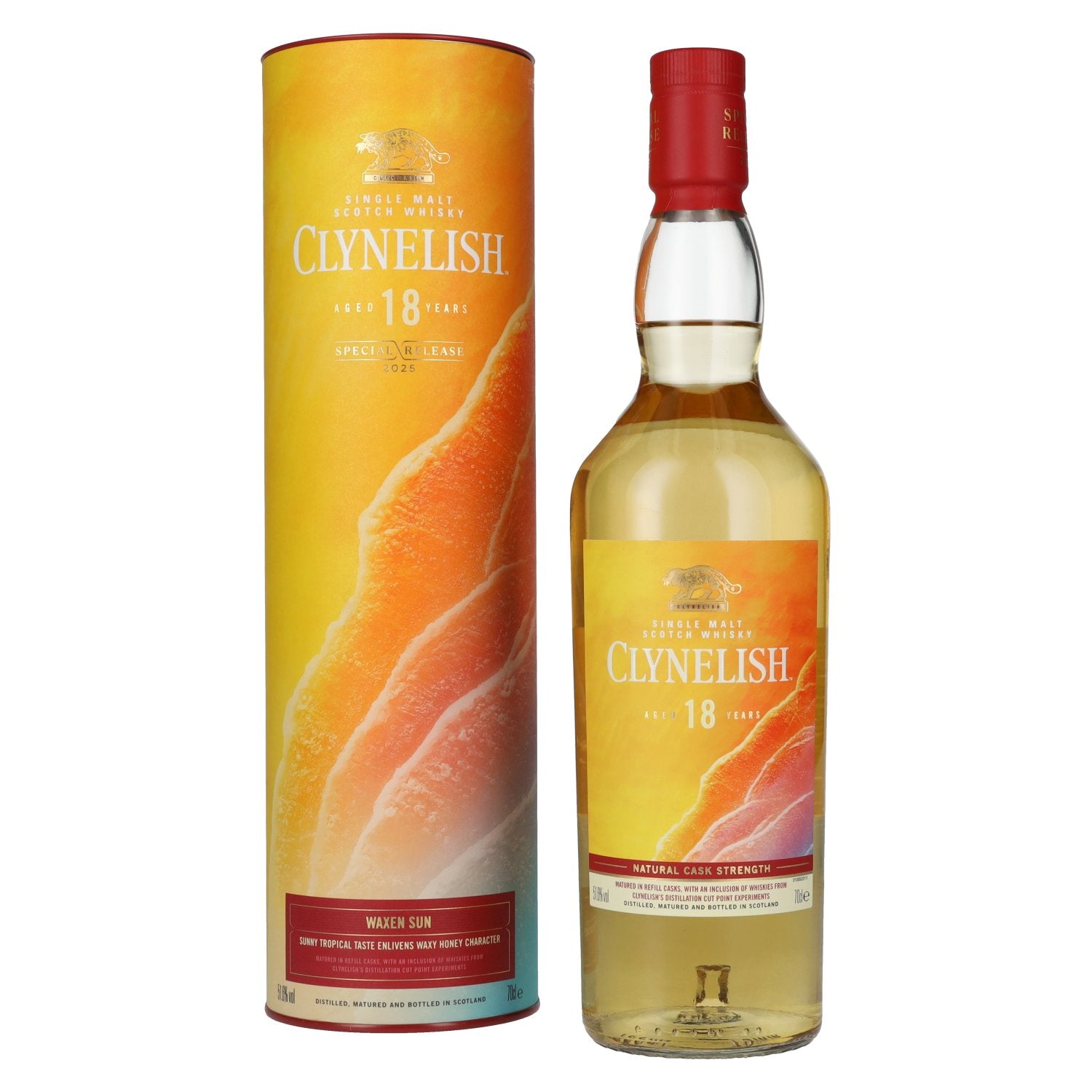 Clynelish 18 Years Old WAXEN SUN Single Malt Special Release 2025 51,6% Vol. 0,7l in Giftbox