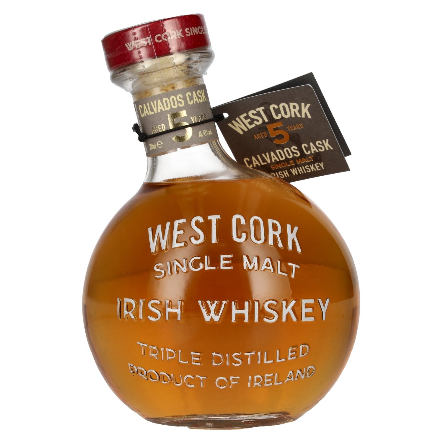 West Cork MARITIME Single Malt Irish Whiskey CALVADOS CASK FINISHED Limited Edition 43% Vol. 0,7l