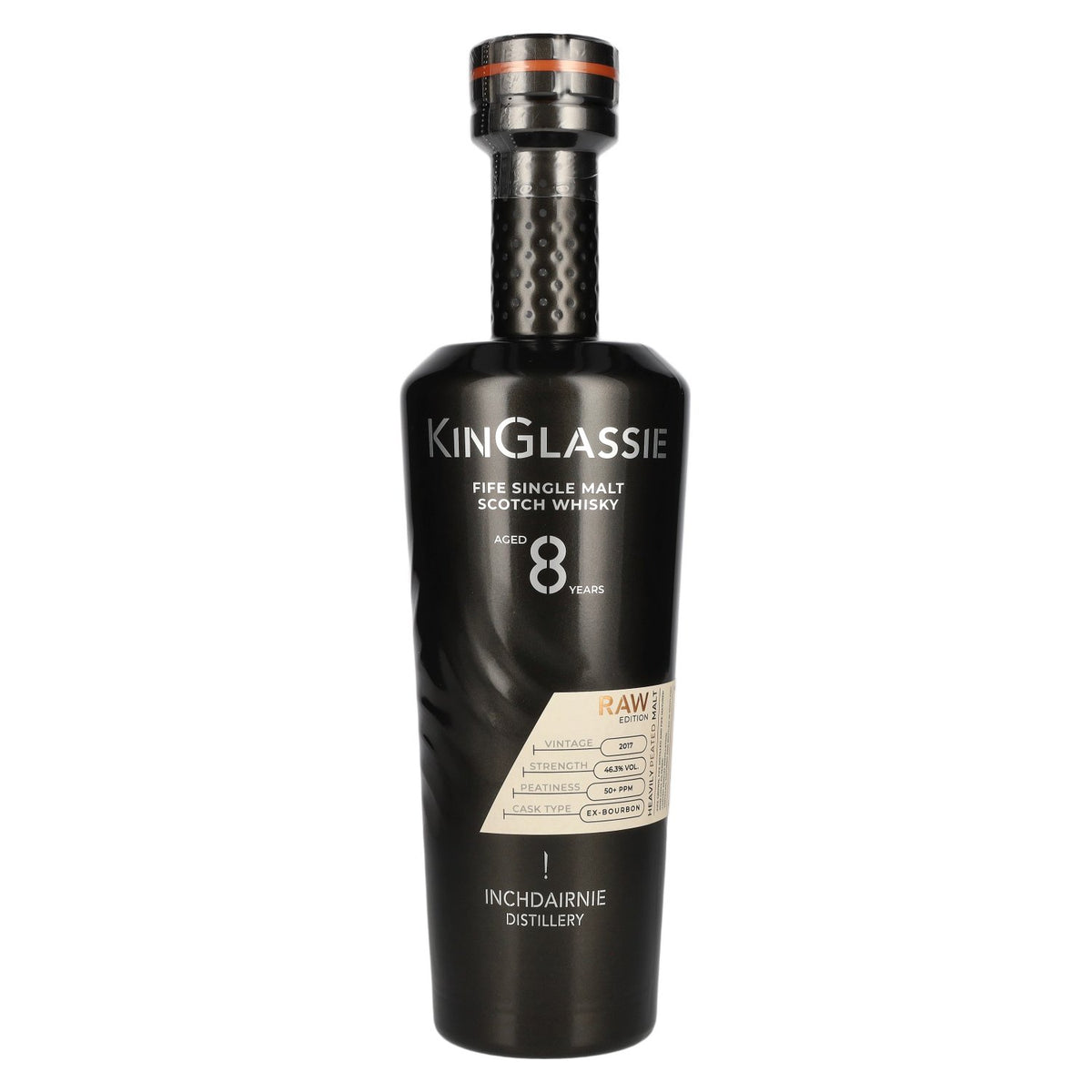 Inchdairnie Kinglasssie 8 Years Old Raw Fife Single Malt Scotch Whisky 46,3% Vol. 0,7l