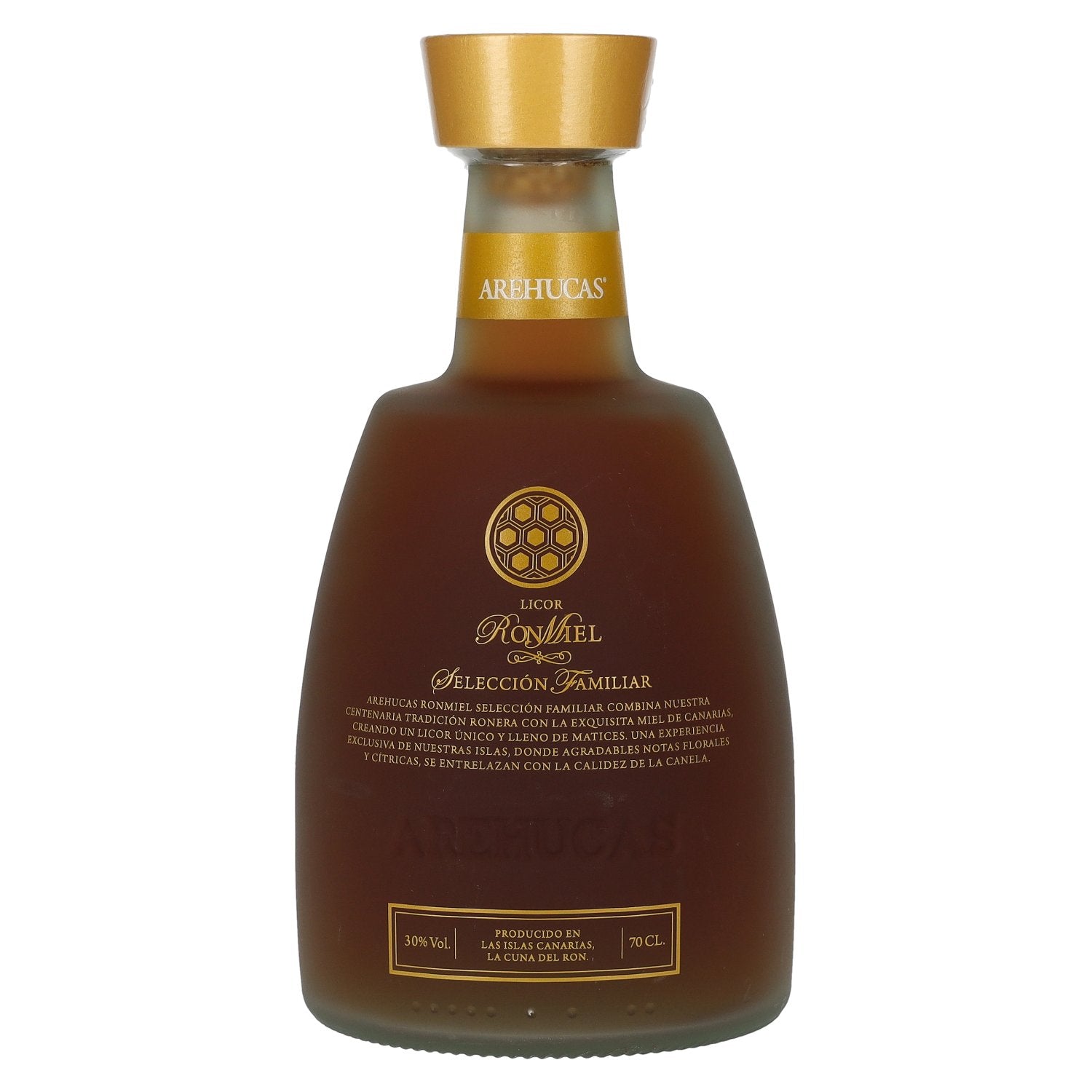 Arehucas Ron Miel Seleccion Familiar Licor 30% Vol. 0,7l