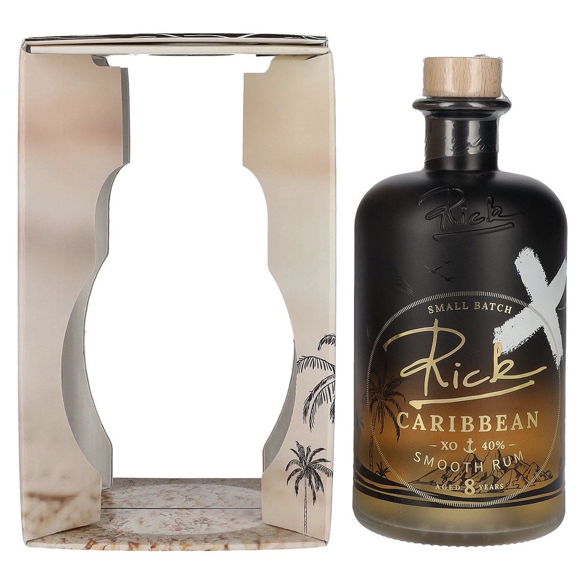 Rick Caribbean XO 8 Years Old Smooth Rum 40% Vol. 0,5l in Giftbox