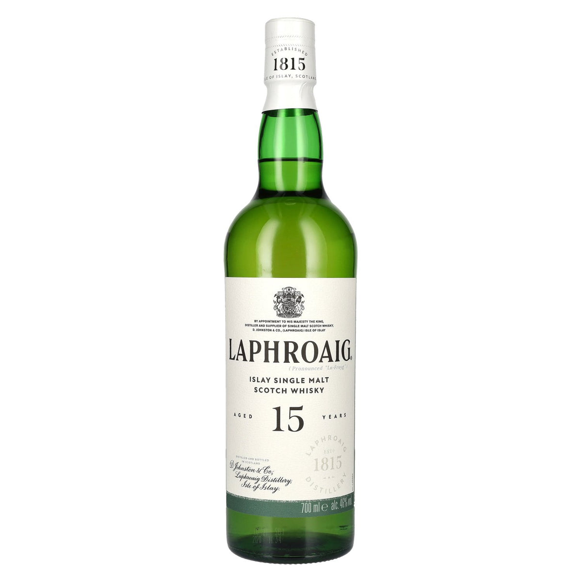 Laphroaig 15 Years Old Islay Single Malt Scotch Whisky 46% Vol. 0,7l