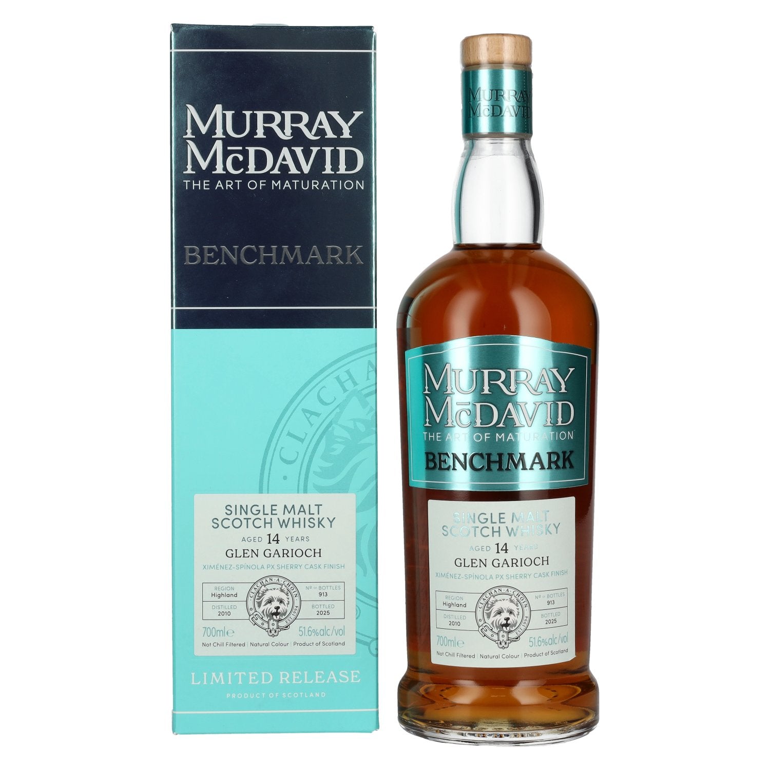 Murray McDavid 14 Years Old GLEN GARIOCH PX Sherry Cask Single Malt 2010 51,6% Vol. 0,7l in Giftbox