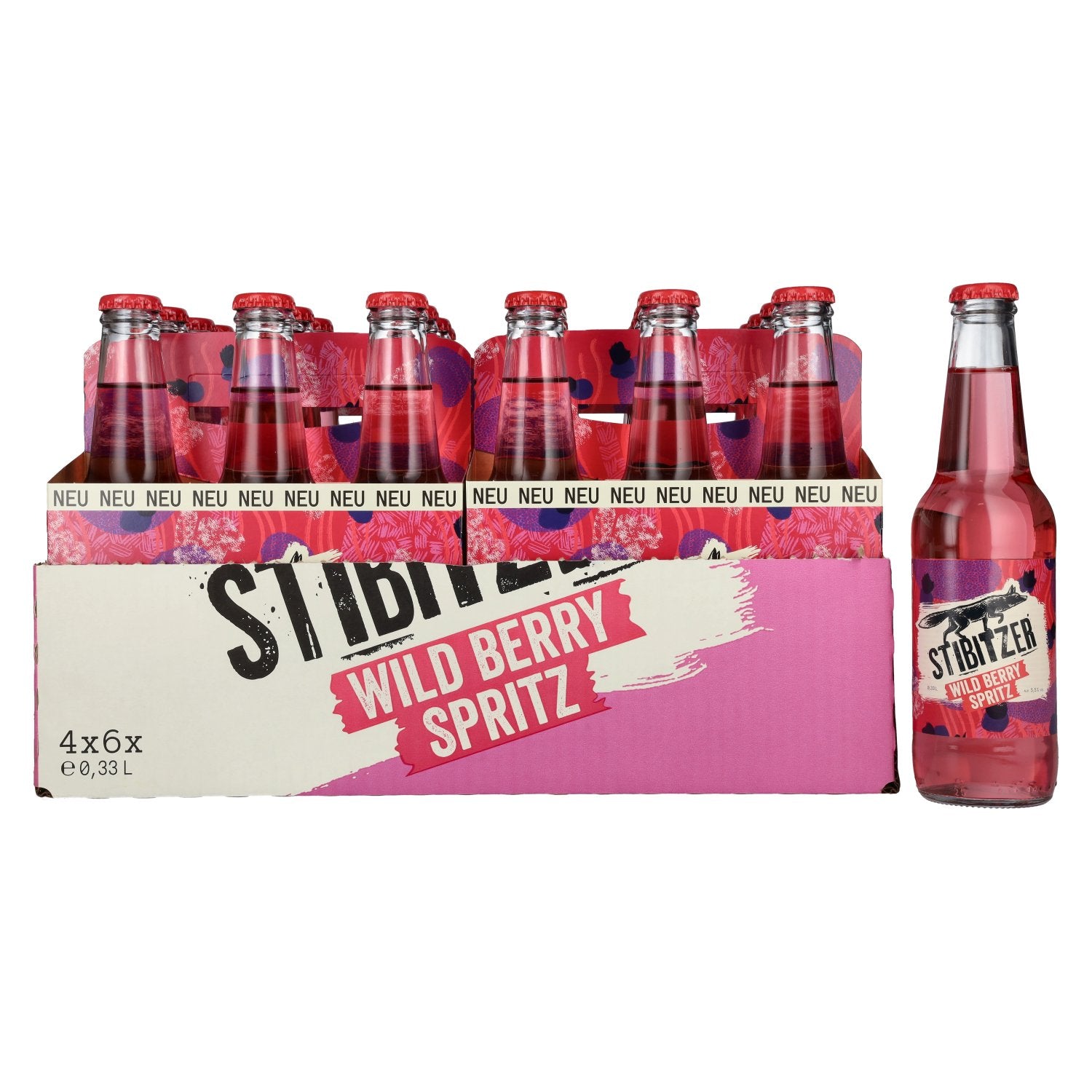 Stibitzer Wild Berry Spritz 5,5% Vol. 6x4x0,33l