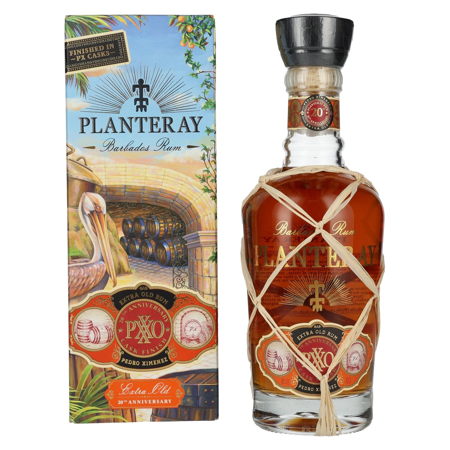 Planteray Rum PXXO 20th Anniversary Barbados Rum 40% Vol. 0,7l in Giftbox