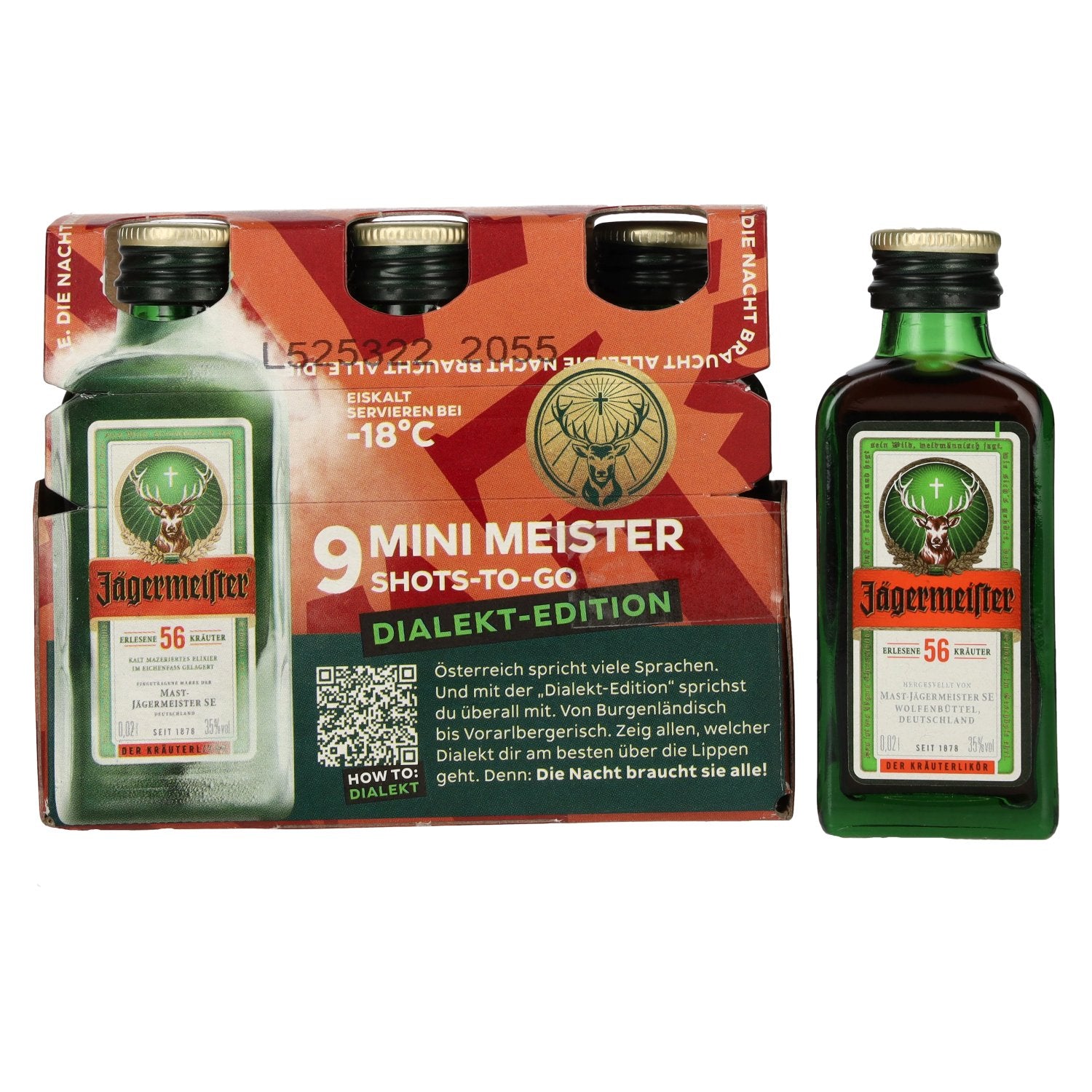 Jaegermeister 9-JaegerPack Dialekt Edition 35% Vol. 9x0,02l