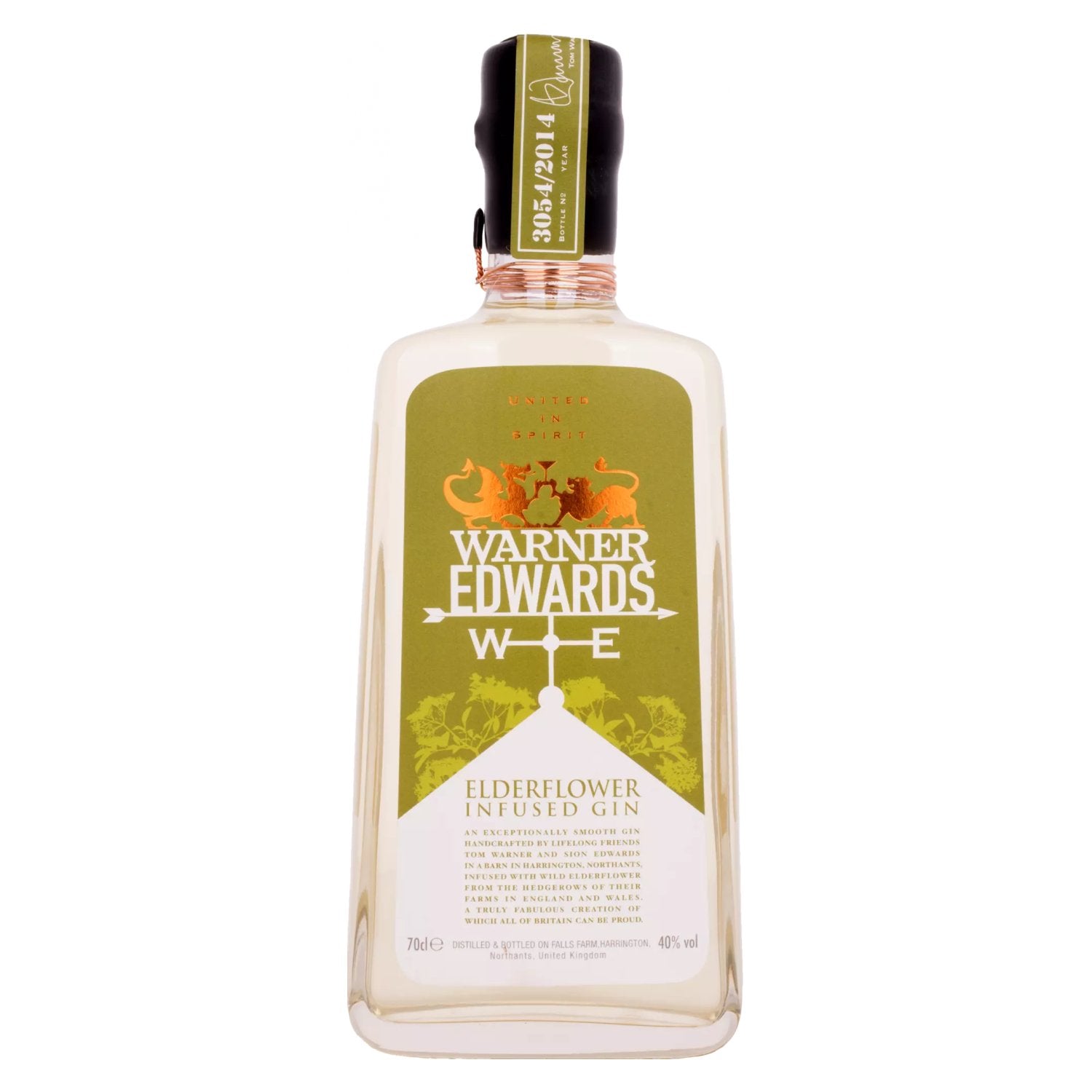 Warner's Elderflower Gin 40% Vol. 0,7l