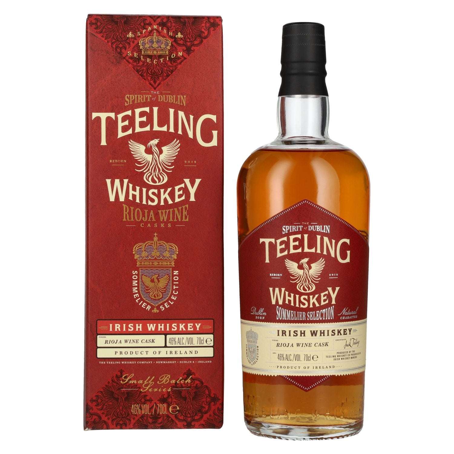 Teeling Whiskey Sommelier Selection RIOJA WINE Cask 46% Vol. 0,7l in Giftbox