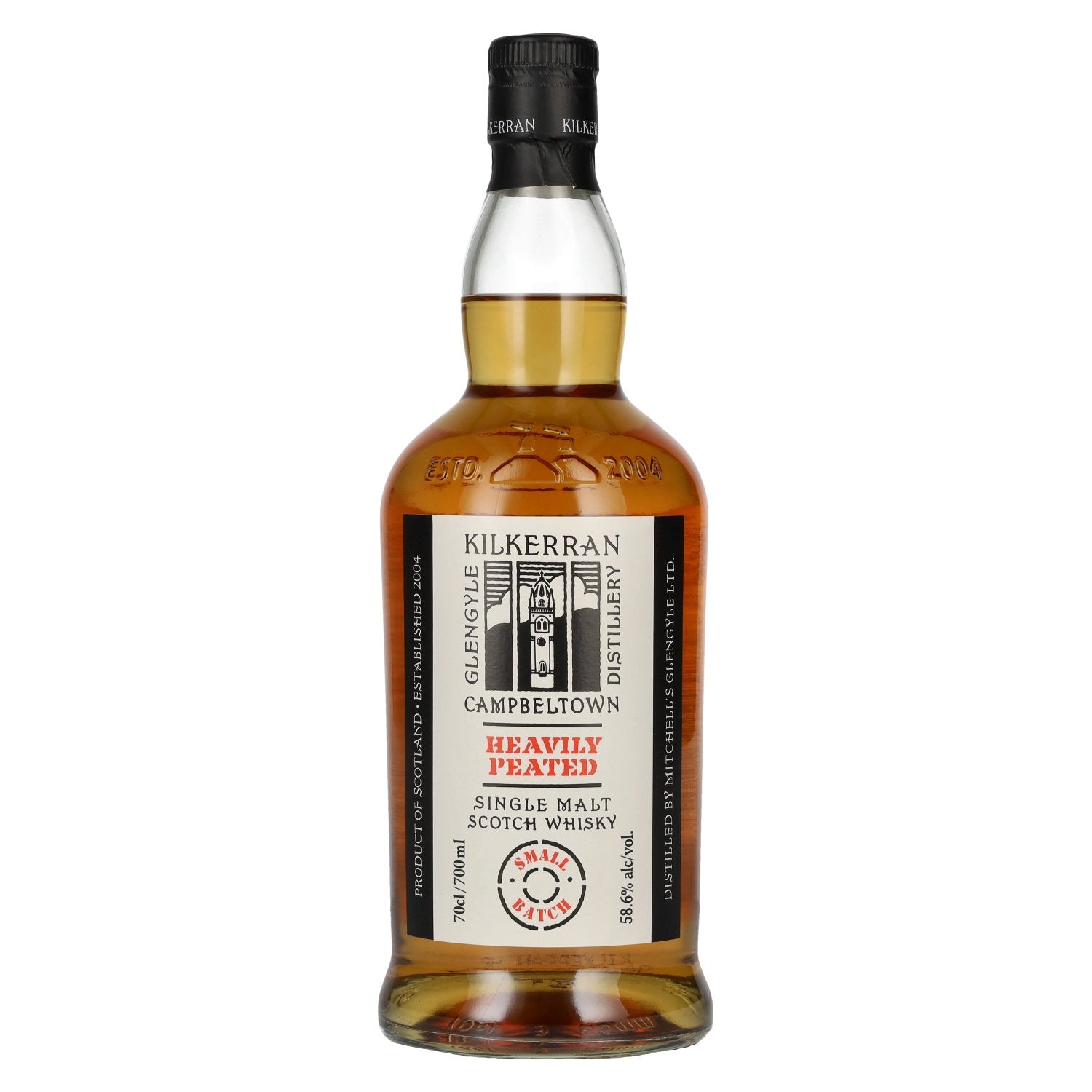 Kilkerran Glengyle Distillery Heavily Peated Small Batch Single Malt Whisky Batch 13 58,6% Vol. 0,7l