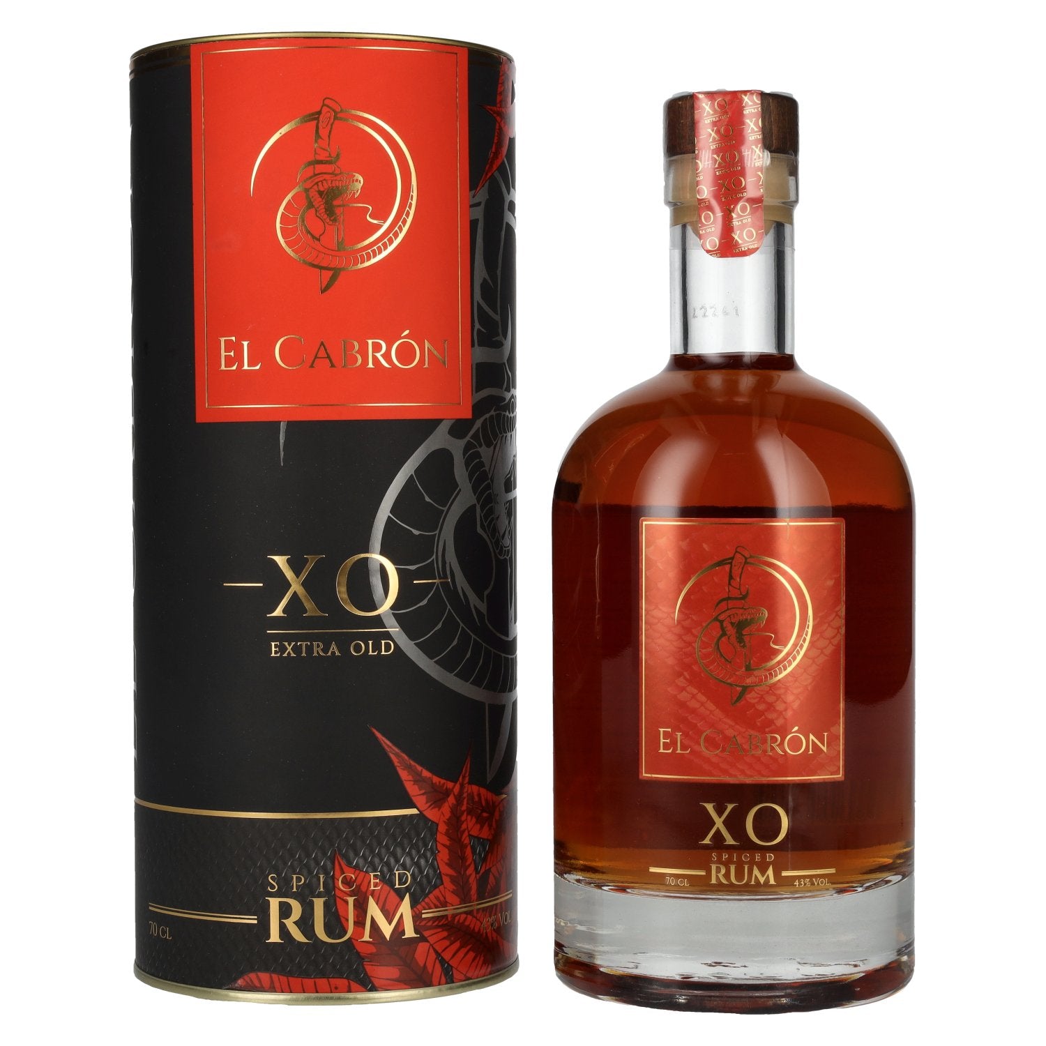 El Cabron XO Extra Old Spiced Rum 43% Vol. 0,7l in Giftbox