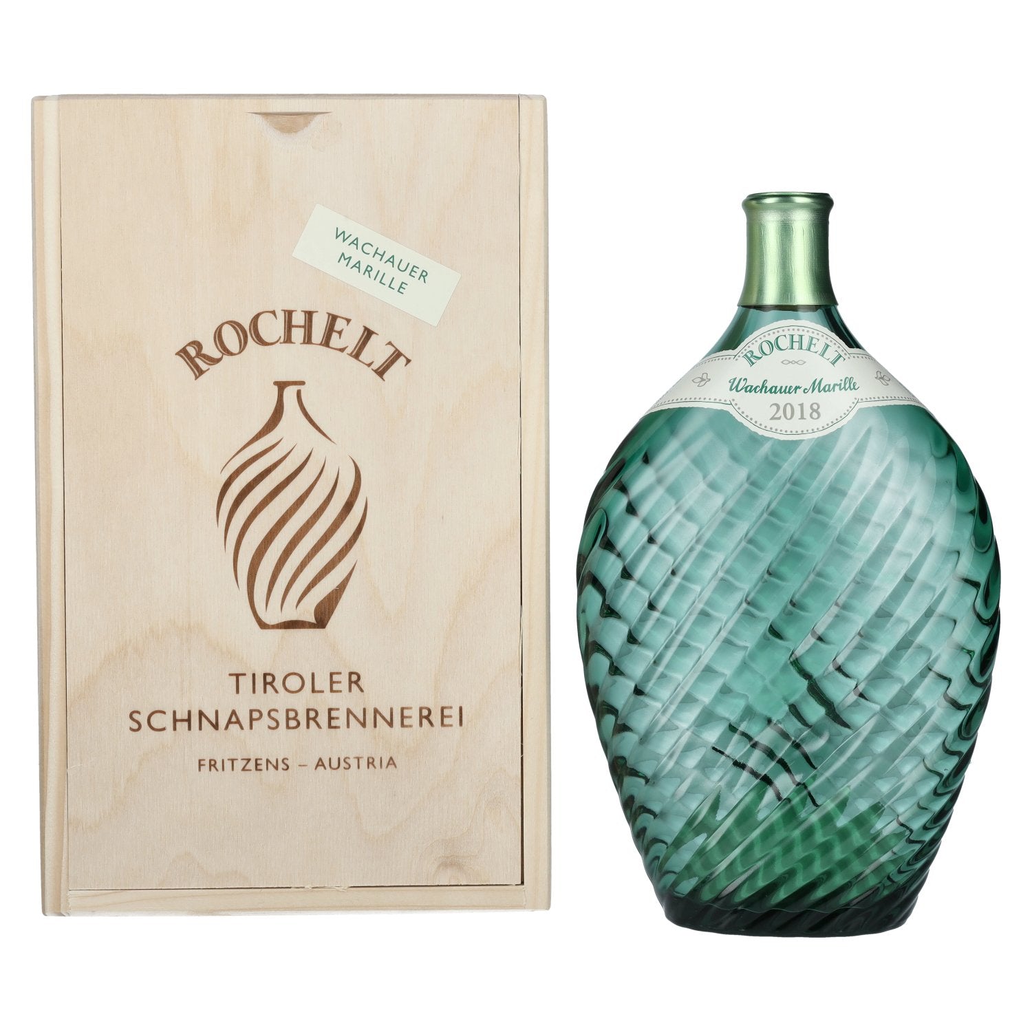 Rochelt Wachauer Marille 2018 50% Vol. 0,7l in Holzkiste