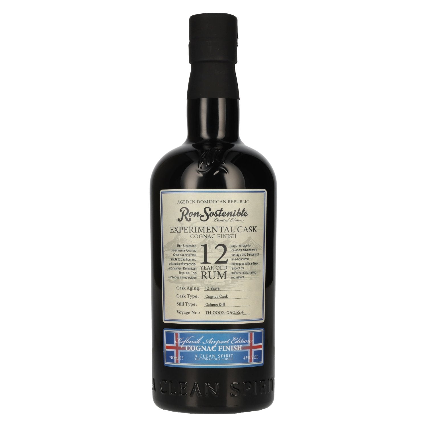 Ron Sostenible 12 Years Old Experimental Cognac Cask 43% Vol. 0,7l