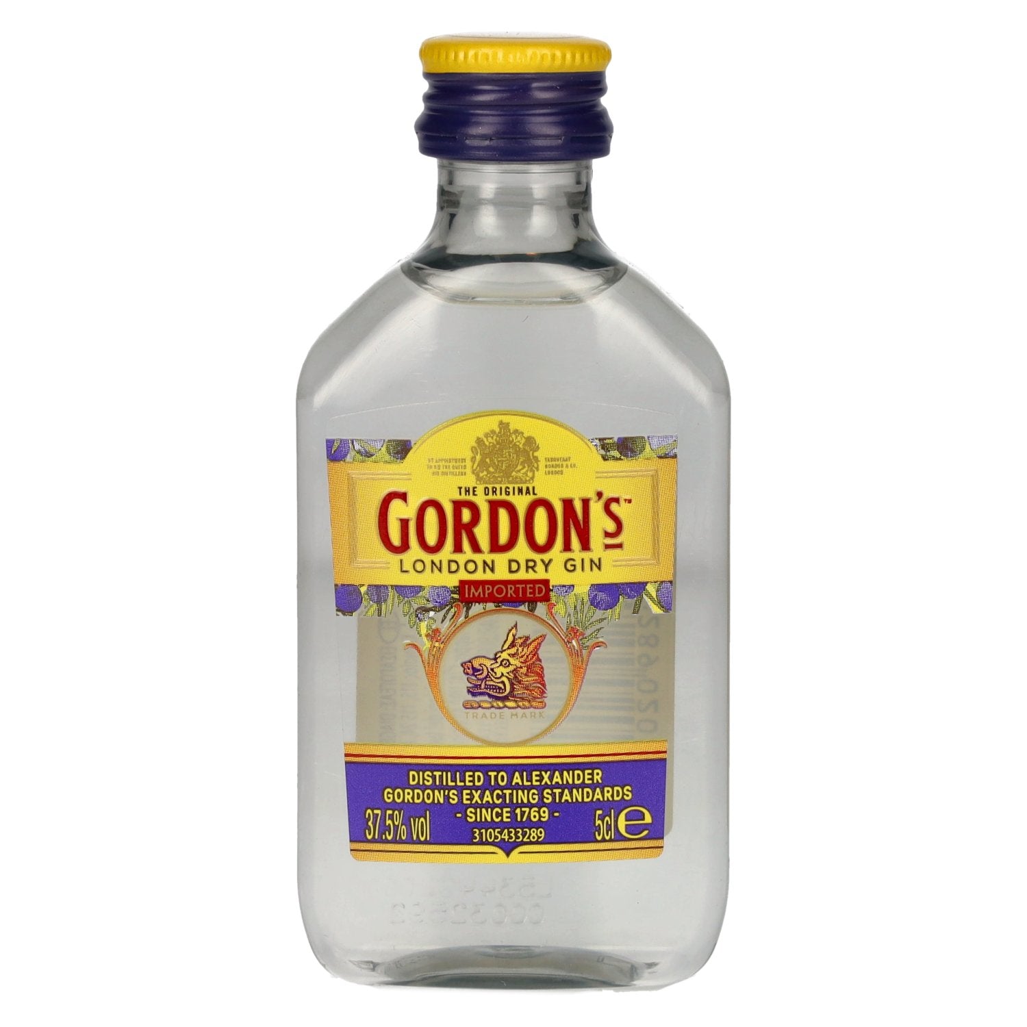 Gordon's London Dry Gin 37,5% Vol. 0,05l PET