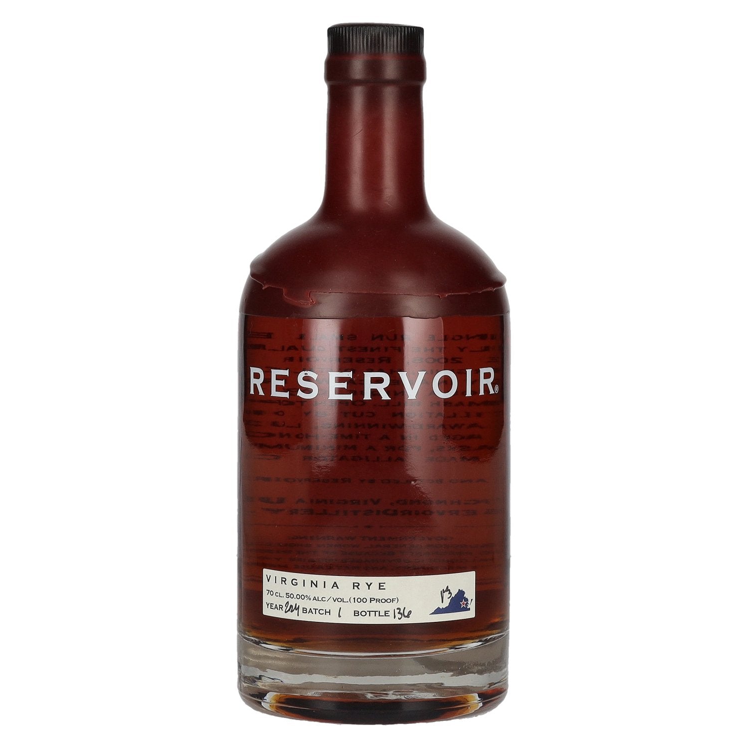 Reservoir Virginia Rye Whiskey Batch 1 Year 2024 50% Vol. 0,7l