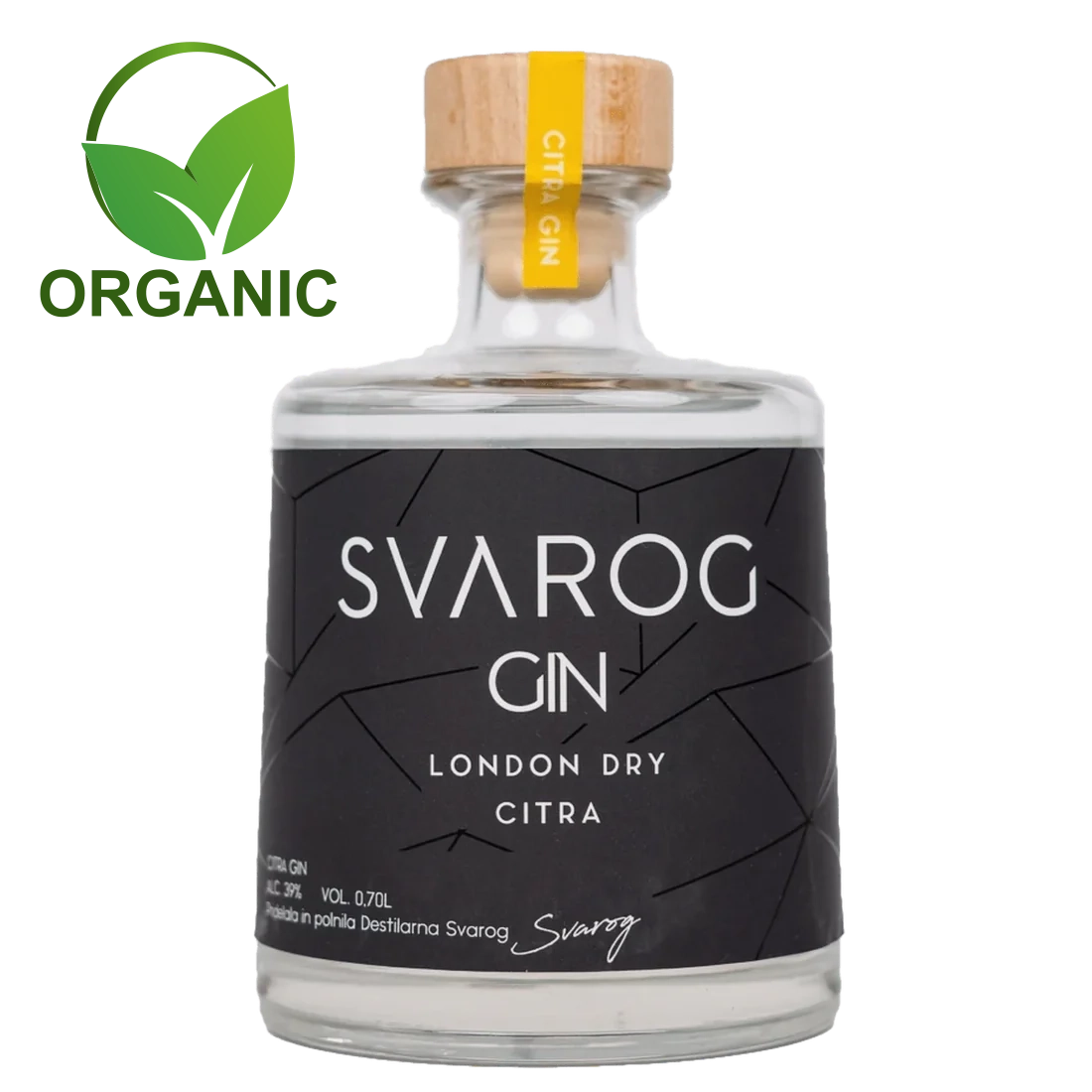 Gin Citra 39% Vol. 0,7l (All-Natural Organic Gin)