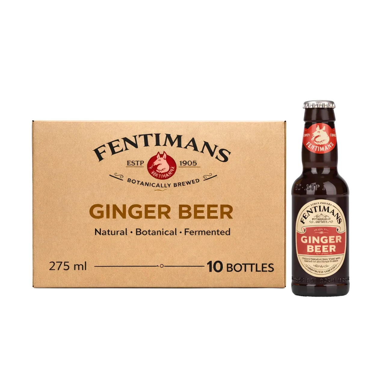Fentimans GINGER BEER 0,2l non alcoholic beer pack of 10 bottles
