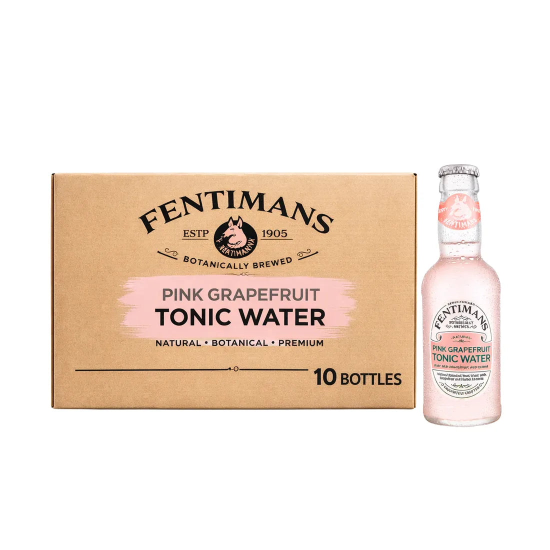 Fentimans PINK GRAPEFRUIT Tonic Water 0,2l pack of 10 bottles