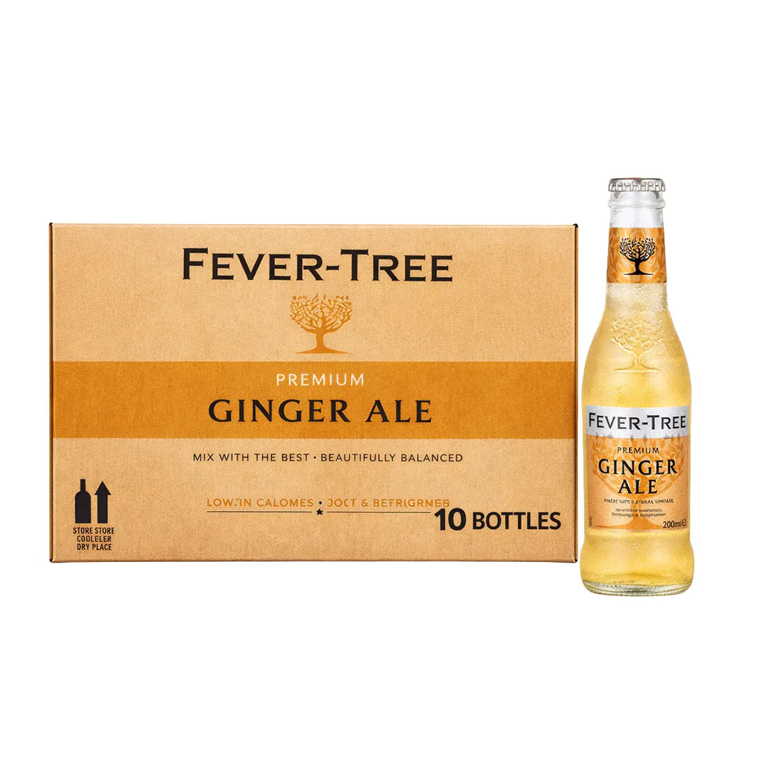 Fever-Tree Premium Ginger Ale 0,2l pack of 10 bottles