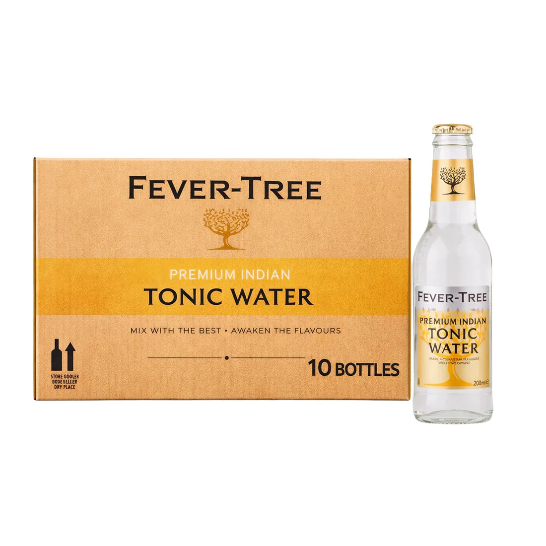 Fever-Tree Premium Indian Tonic Water 0.2l pack of 10 bottles