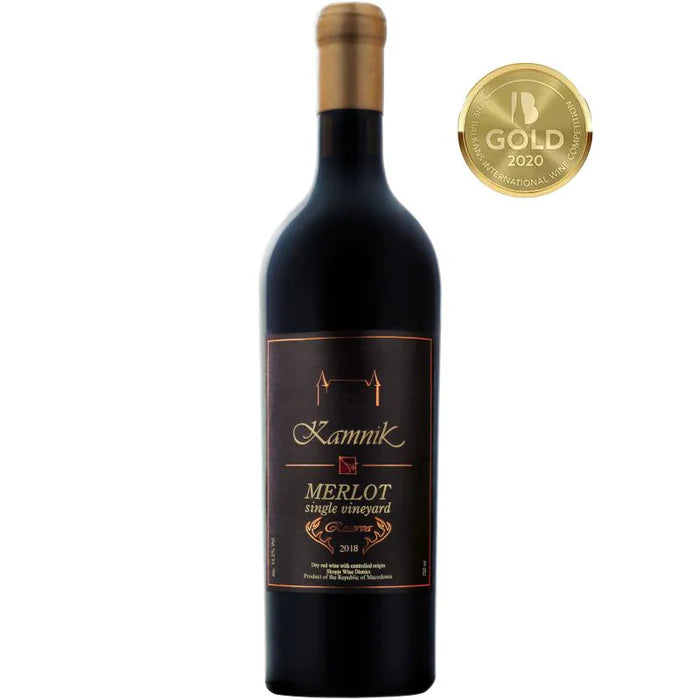 Red wine Merlot Single Vineyard Reserva 14,5% 0,75L - Kamnik