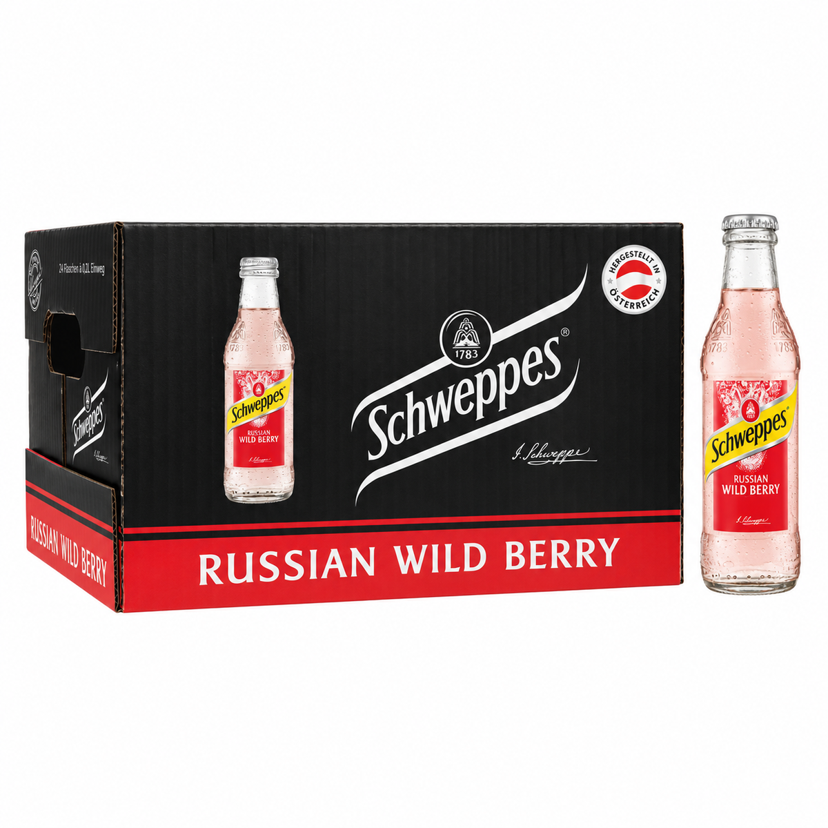 Schweppes Russian Wild Berry 0,2l pack of 10 bottles
