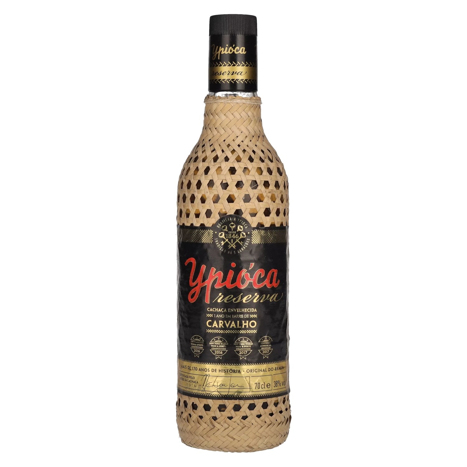 Ypioca Cachaca Envelhecida Reserva Especial OURO 38% Vol. 0,7l