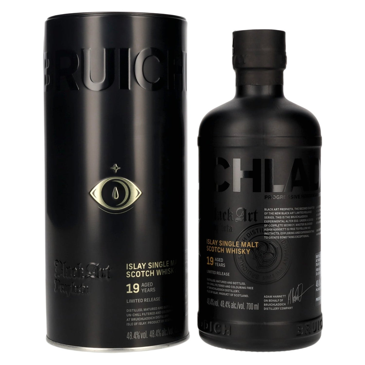 Bruichladdich 19 Years Old BLACK ART PROPHETA Islay Single Malt Limited Release 48,4% Vol. 0,7l in Tinbox