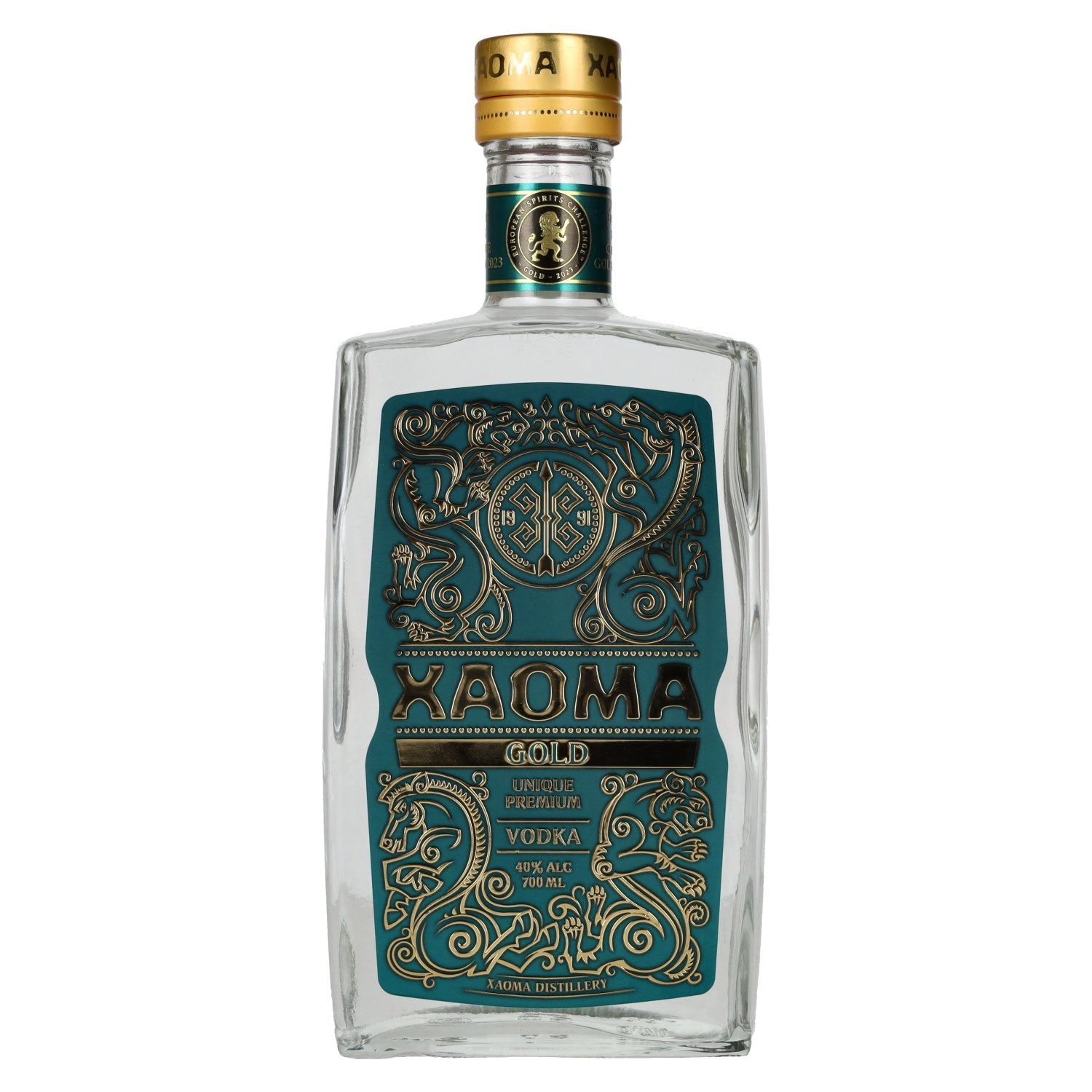 XAOMA Gold Unique Premium Vodka 40% Vol. 0,7l