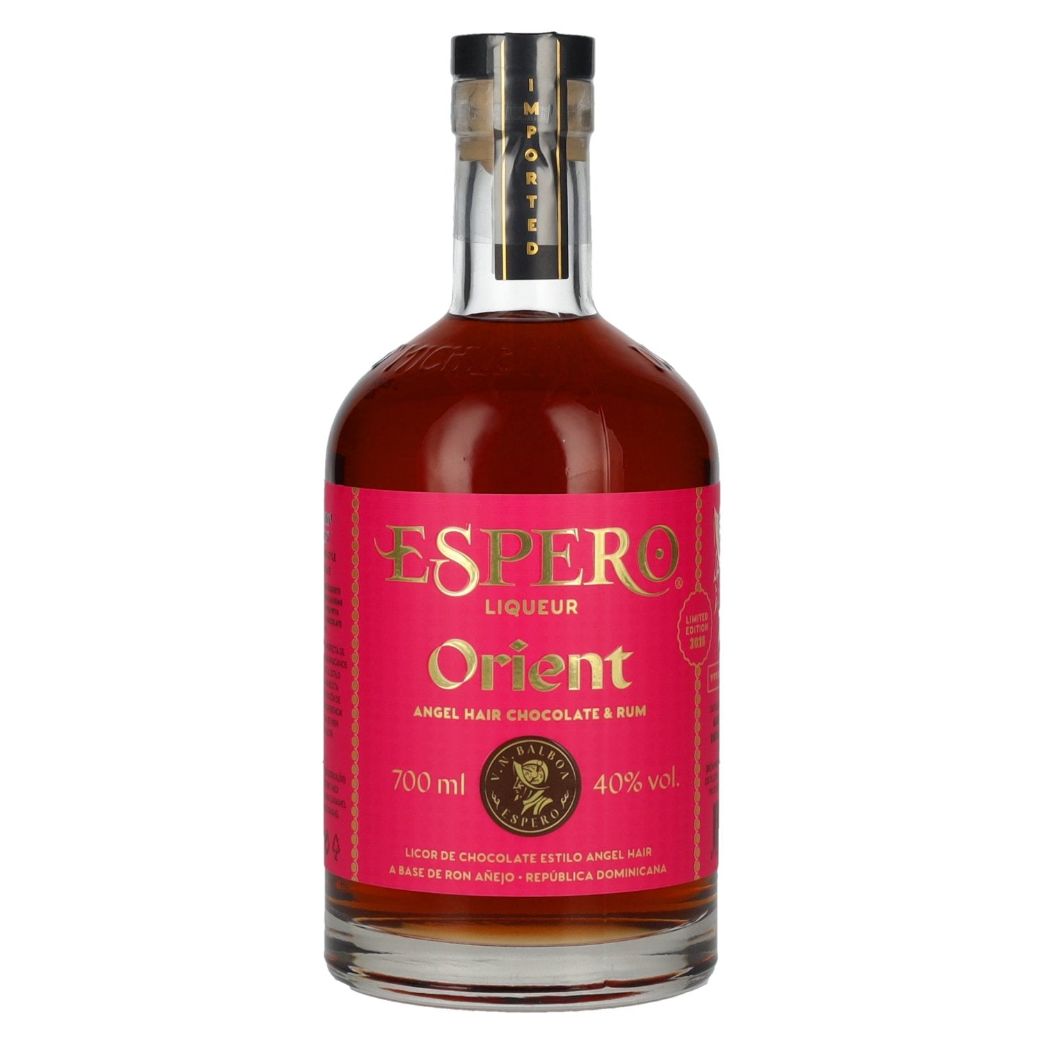 Ron Espero ORIENT Angel Hair Chocolate & Rum Liqueur Limited Edition 40% Vol. 0,7l