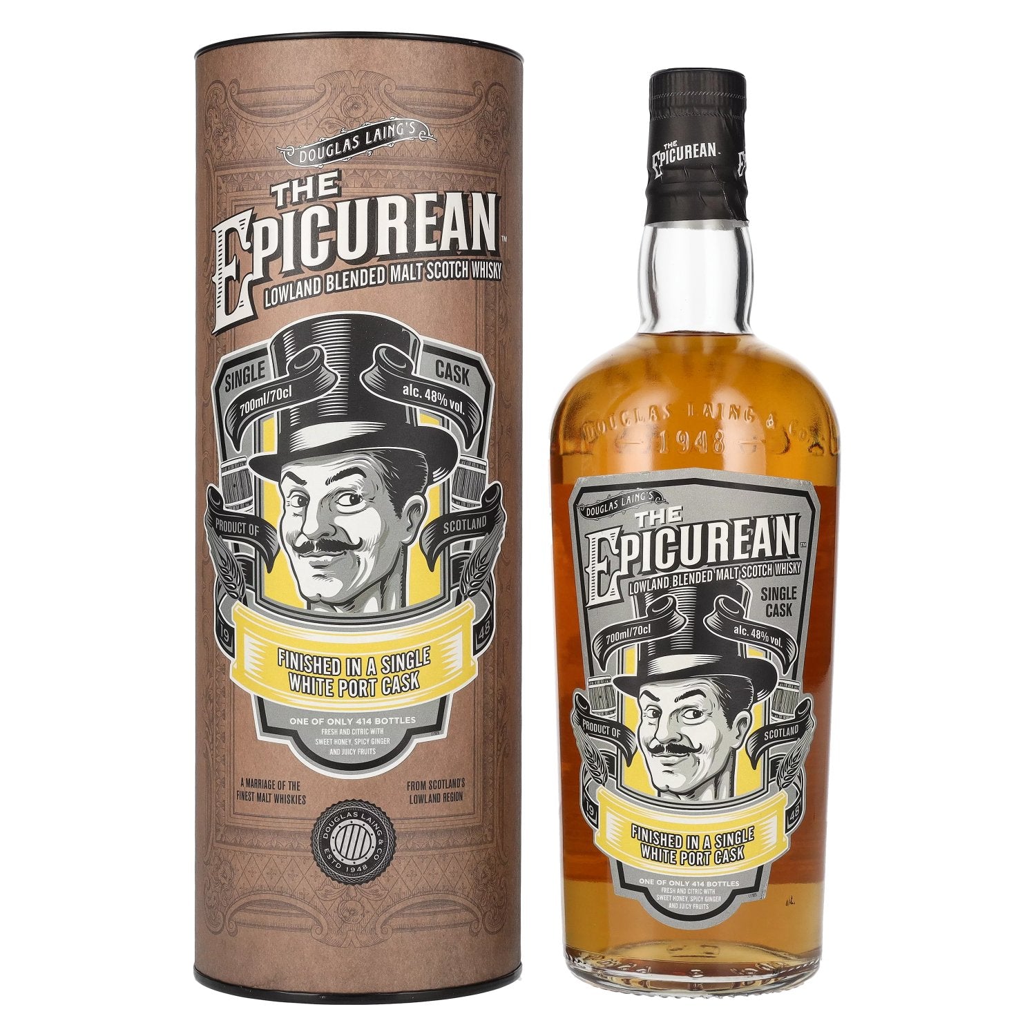 Douglas Laing THE EPICUREAN White Port Cask Finish Limited Edition 48% Vol. 0,7l in Giftbox