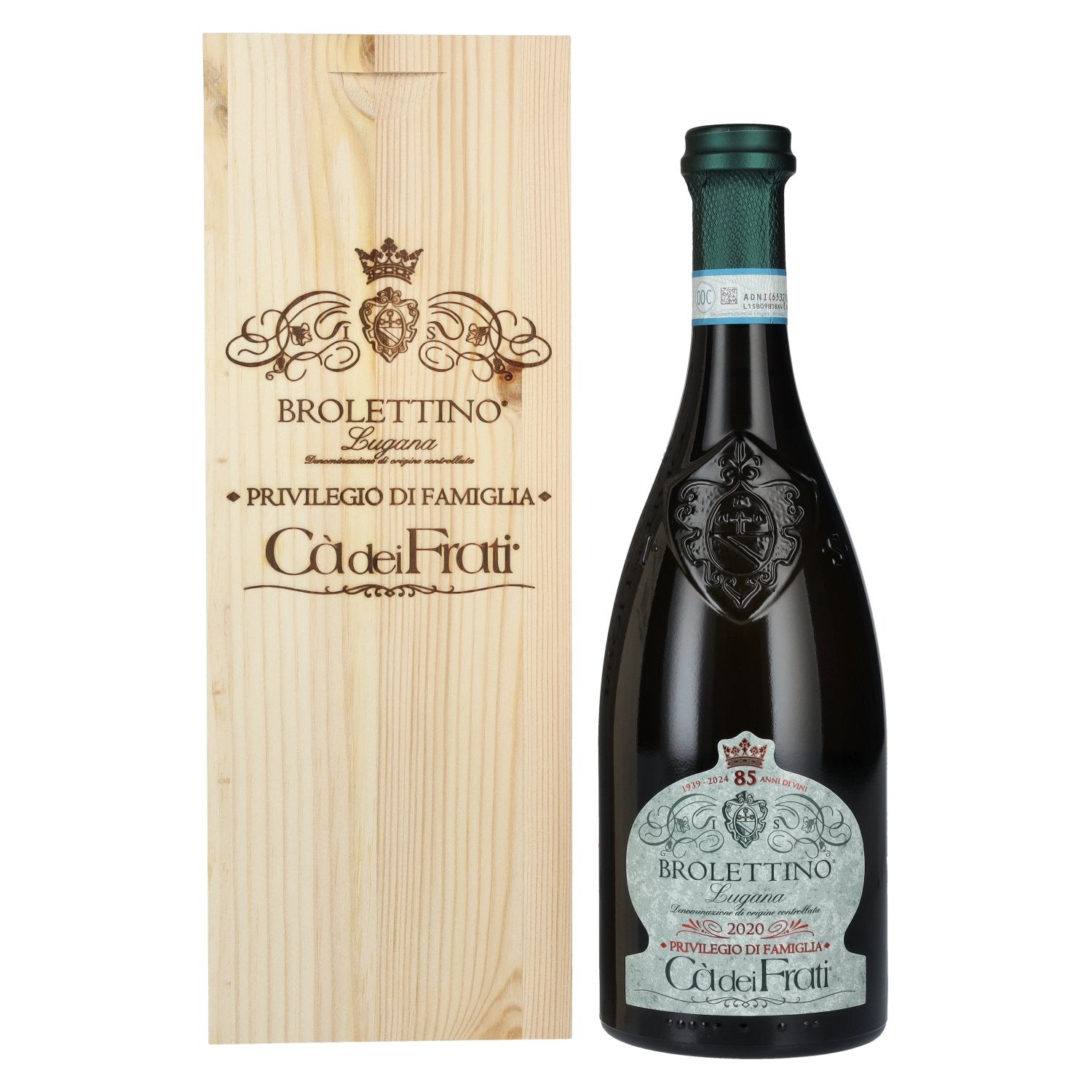 Ca dei Frati Brolettino Lugana Privilegio di Famiglia DOC 2020 13,5% Vol. 0,75l in Holzkiste