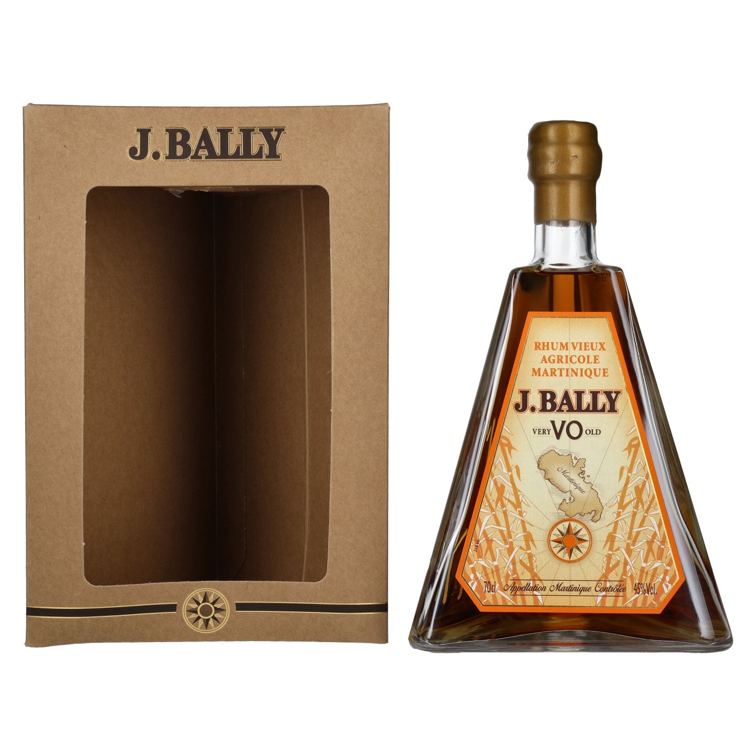 J. Bally Rhum Vieux Agricole Martinique VO 45% Vol. 0,7l in Giftbox