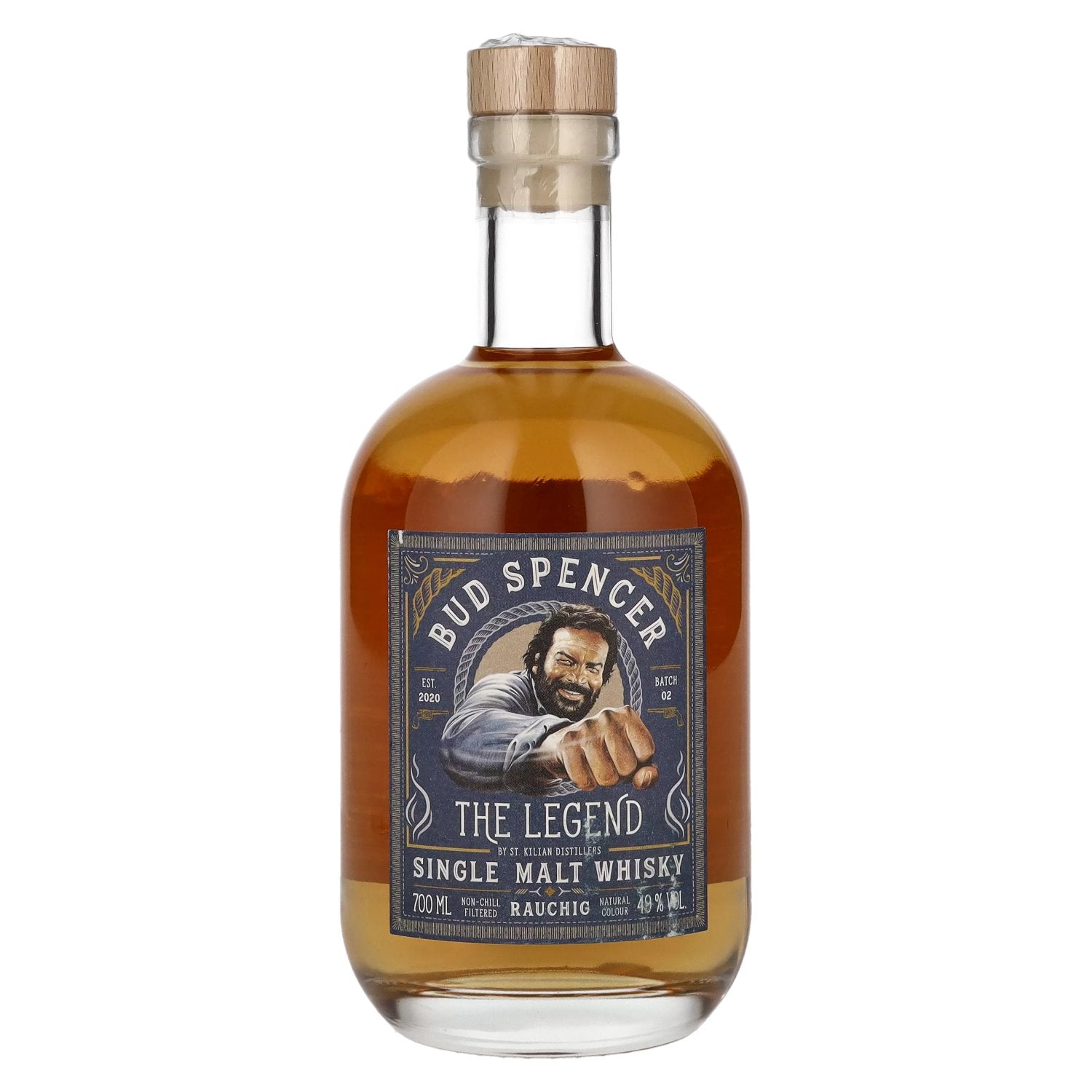 Bud Spencer THE LEGEND Single Malt RAUCHIG Batch 02 49% Vol. 0,7l