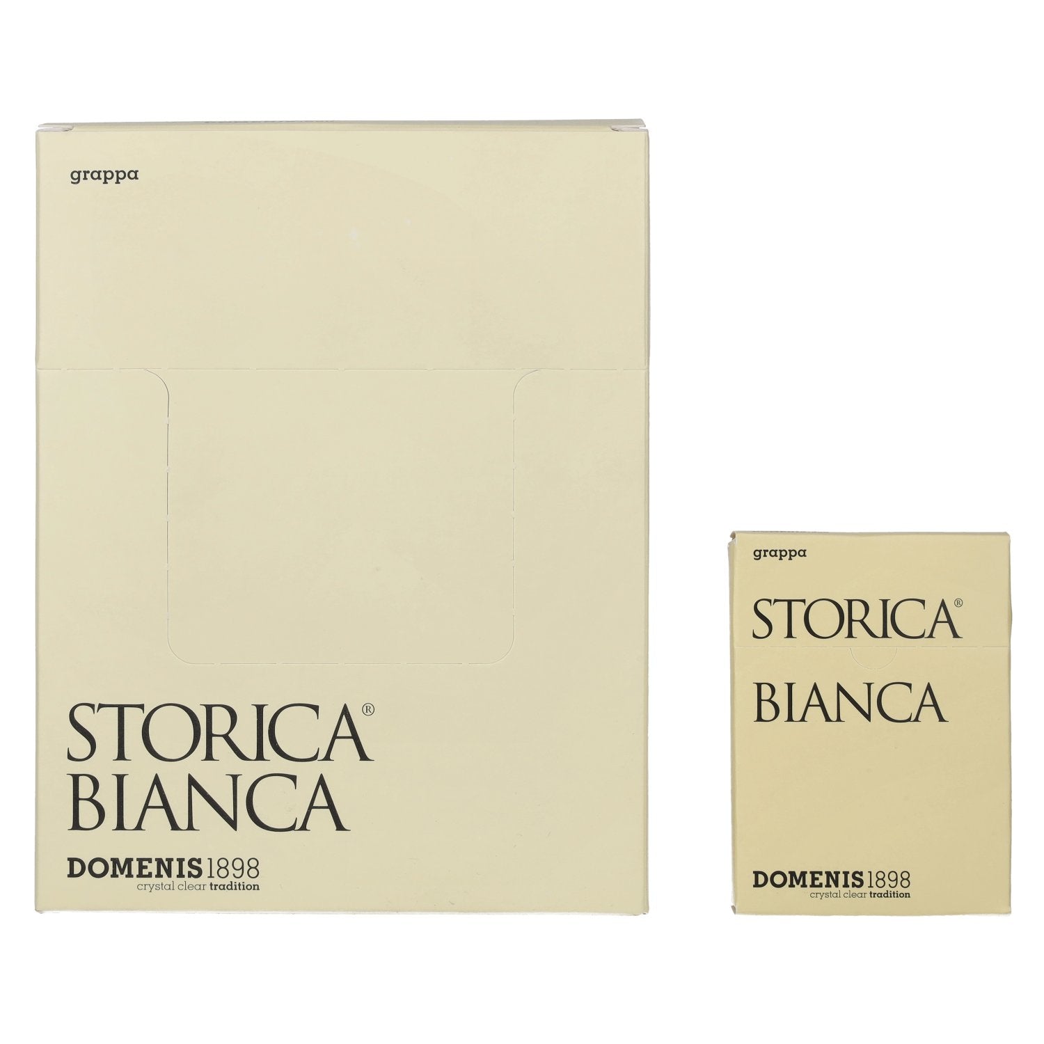 Domenis 1898 STORICA BIANCA Grappa 50% Vol. 10x10x0,05l in Giftbox