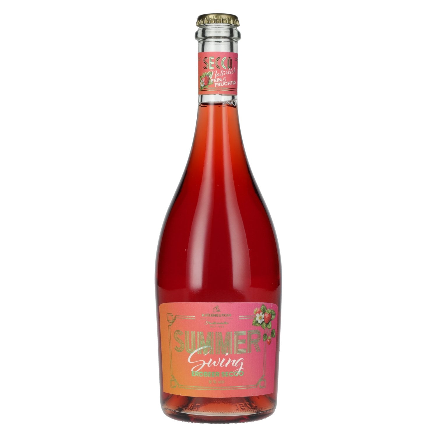 Katlenburger Summer Swing Erdbeer Secco 8% Vol. 0,75l
