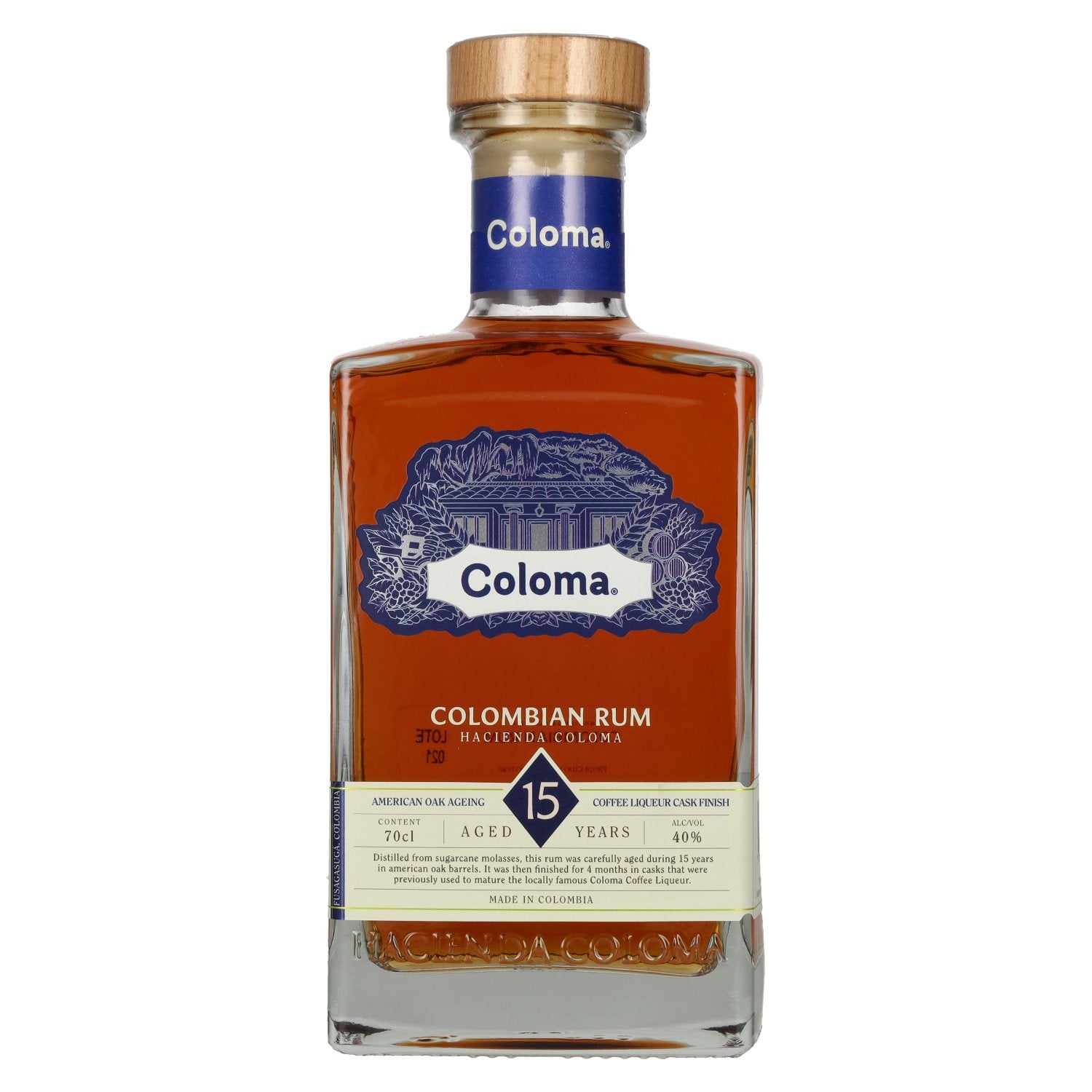 Ron Coloma 15 Years Colombian Rum 40% Vol. 0,7l