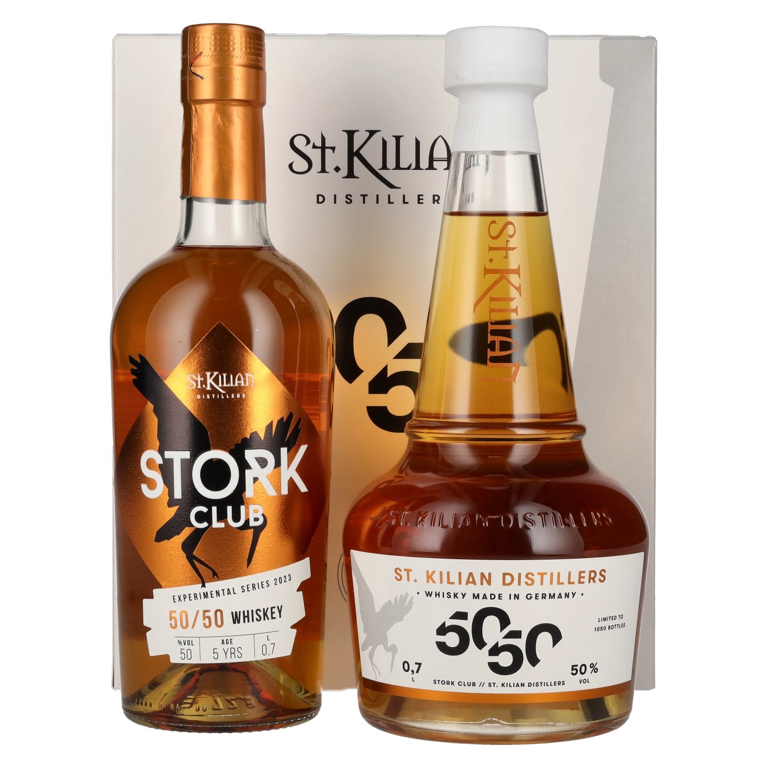 St. Kilian STORK CLUB 50/50 Experimental Series 2023 50% Vol. 2x0,7l in Giftbox
