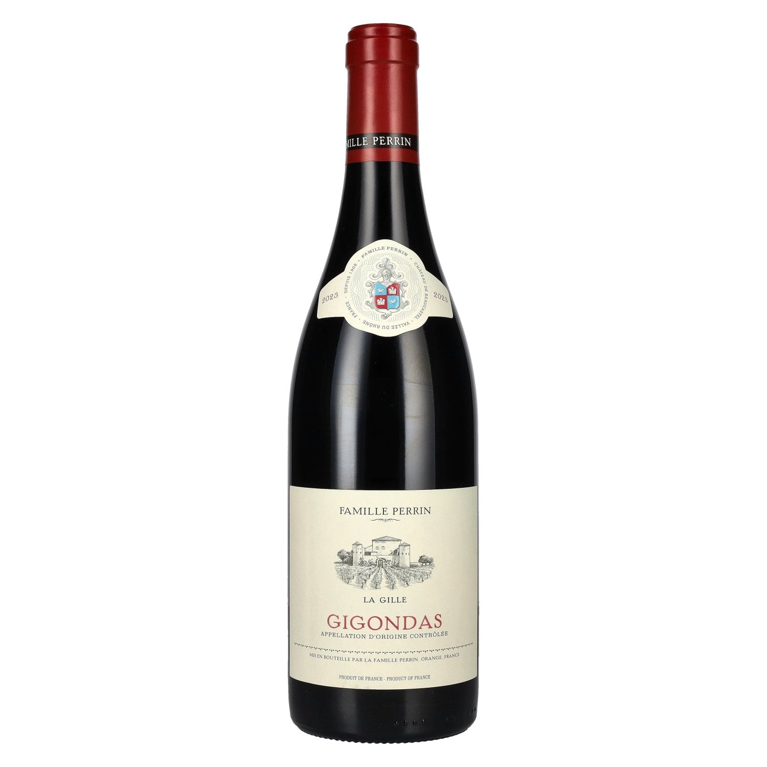 Famille Perrin Gigondas La Gille Rouge AOC 2023 14,5% Vol. 0,75l