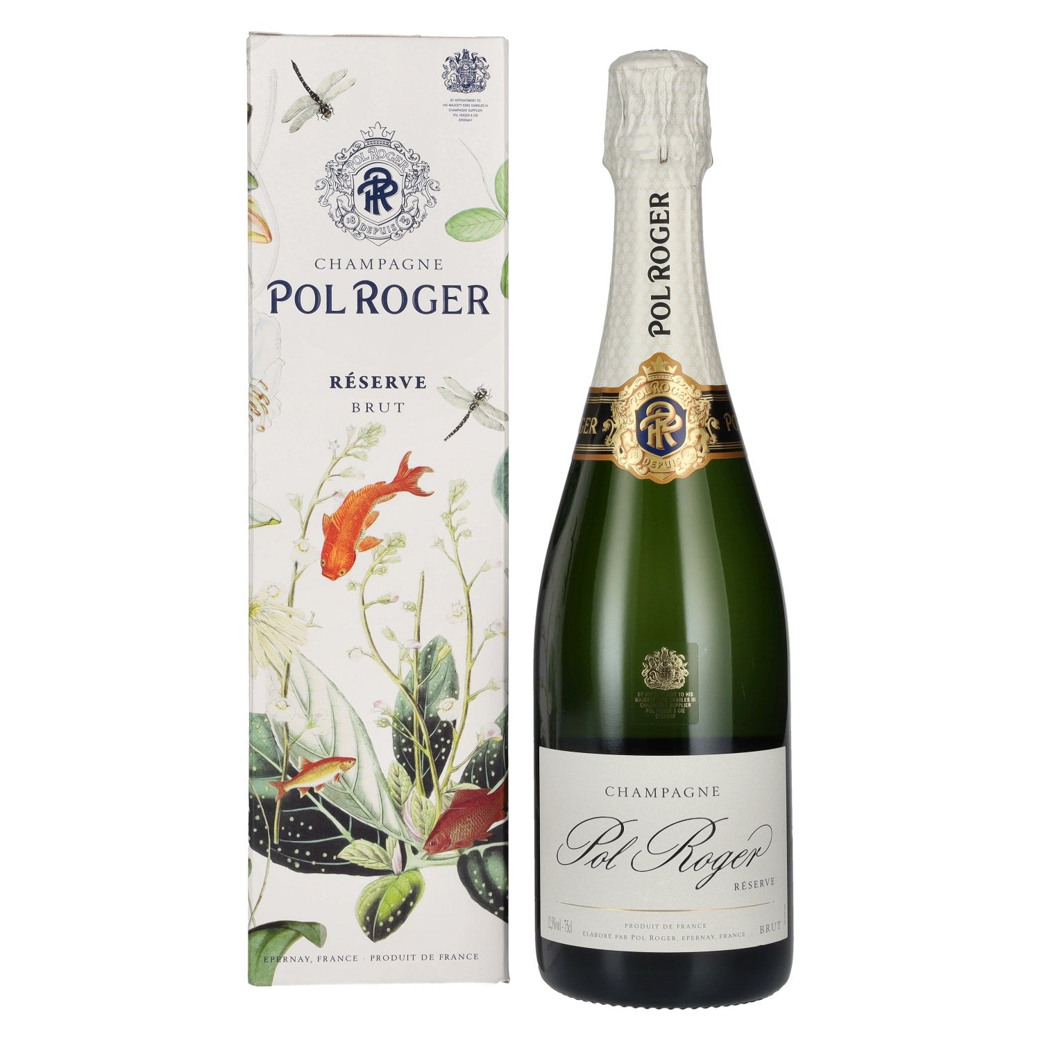 Pol Roger Champagne Reserve Brut 12,5% Vol. 0,75l in Giftbox