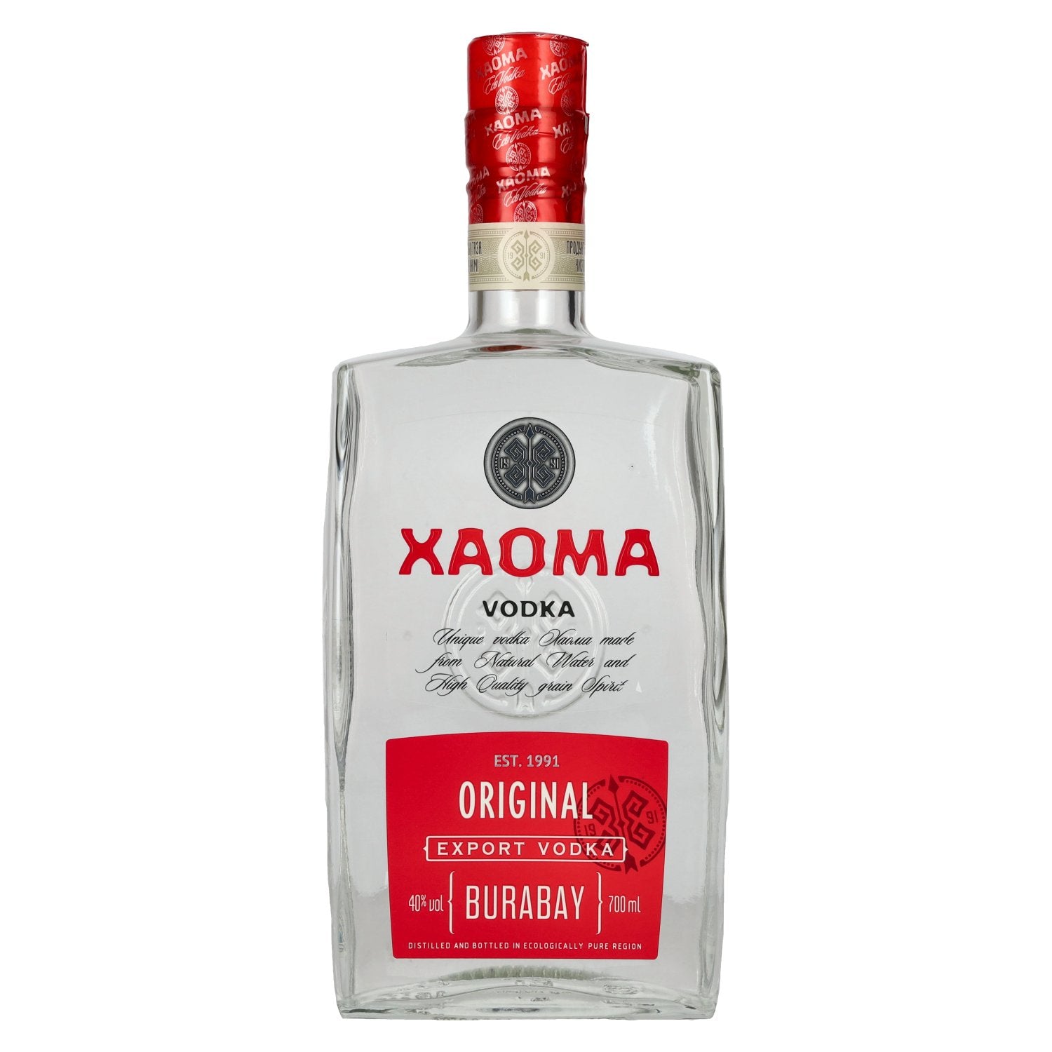 XAOMA Burabay Original Export Vodka 40% Vol. 0,7l
