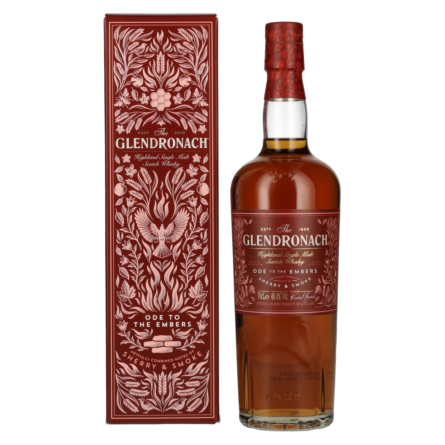 The GlenDronach ODE TO THE EMBERS Highland Single Malt 48,4% Vol. 0,7l in Giftbox
