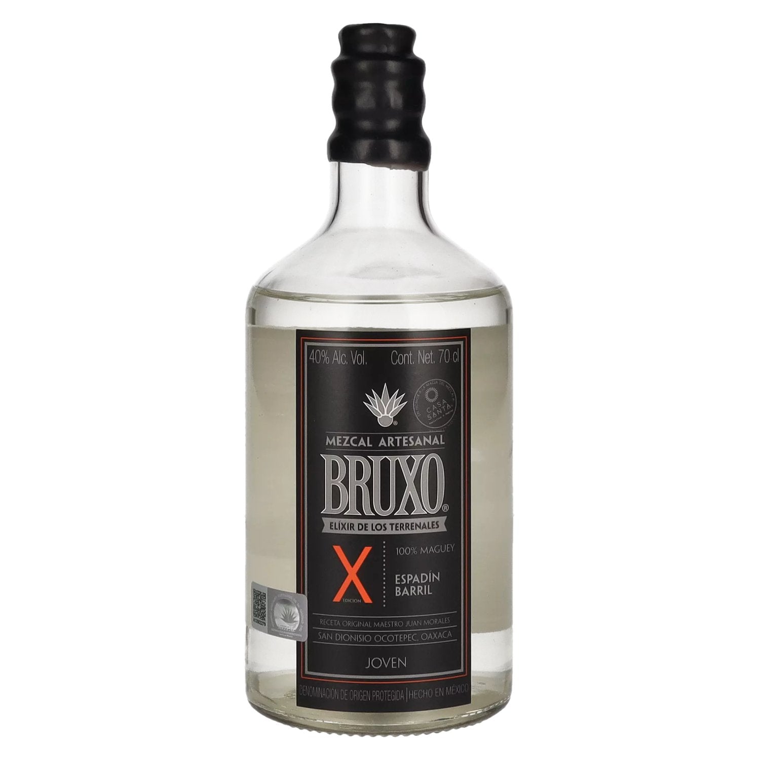 Bruxo X Mezcal Artesanal De Los Terrenales 100% Maguey Espadin Barril 40% Vol. 0,7l