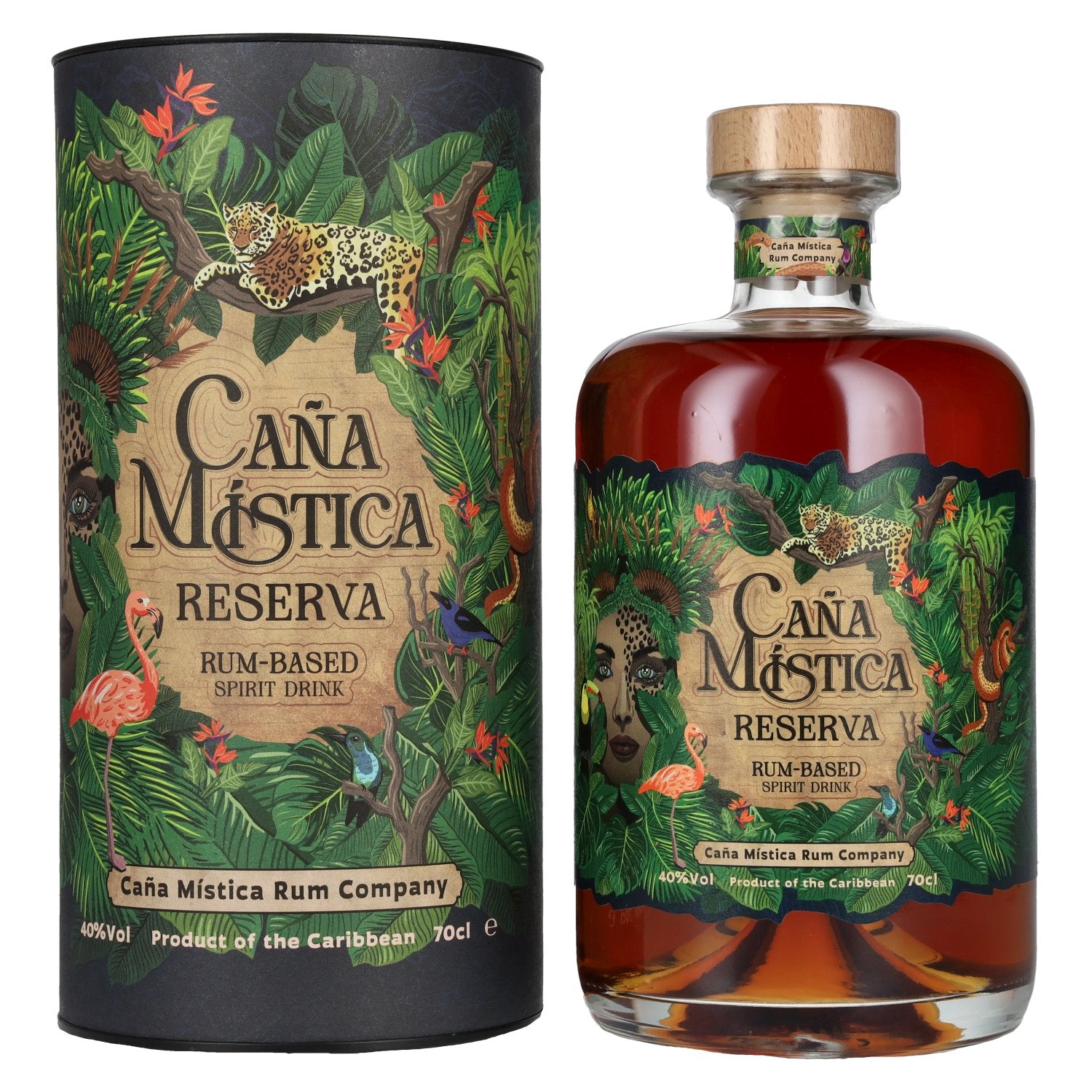 Cana Mistica Reserva Rum-Based Spirit Drink 40% Vol. 0,7l in Giftbox