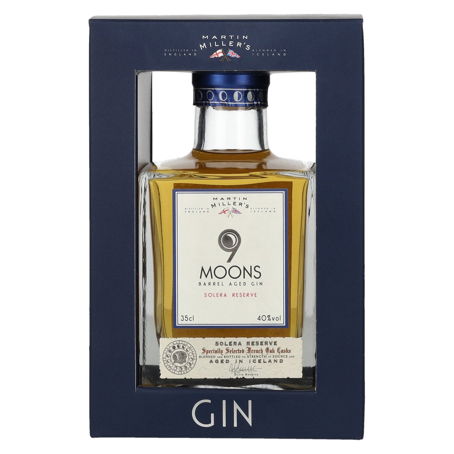 Martin Miller's 9 Moons Solera Reserve Barrel Aged Gin 40% Vol. 0,35l in Giftbox