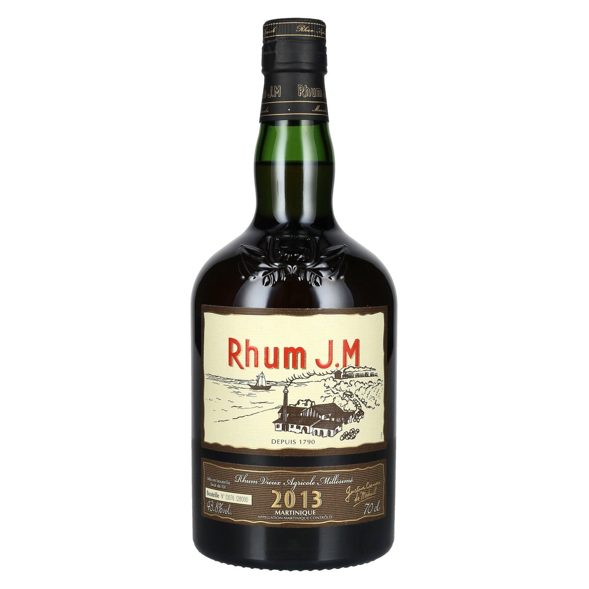 Rhum J.M Vieux Agricole Millesime 2013 43,8% Vol. 0,7l